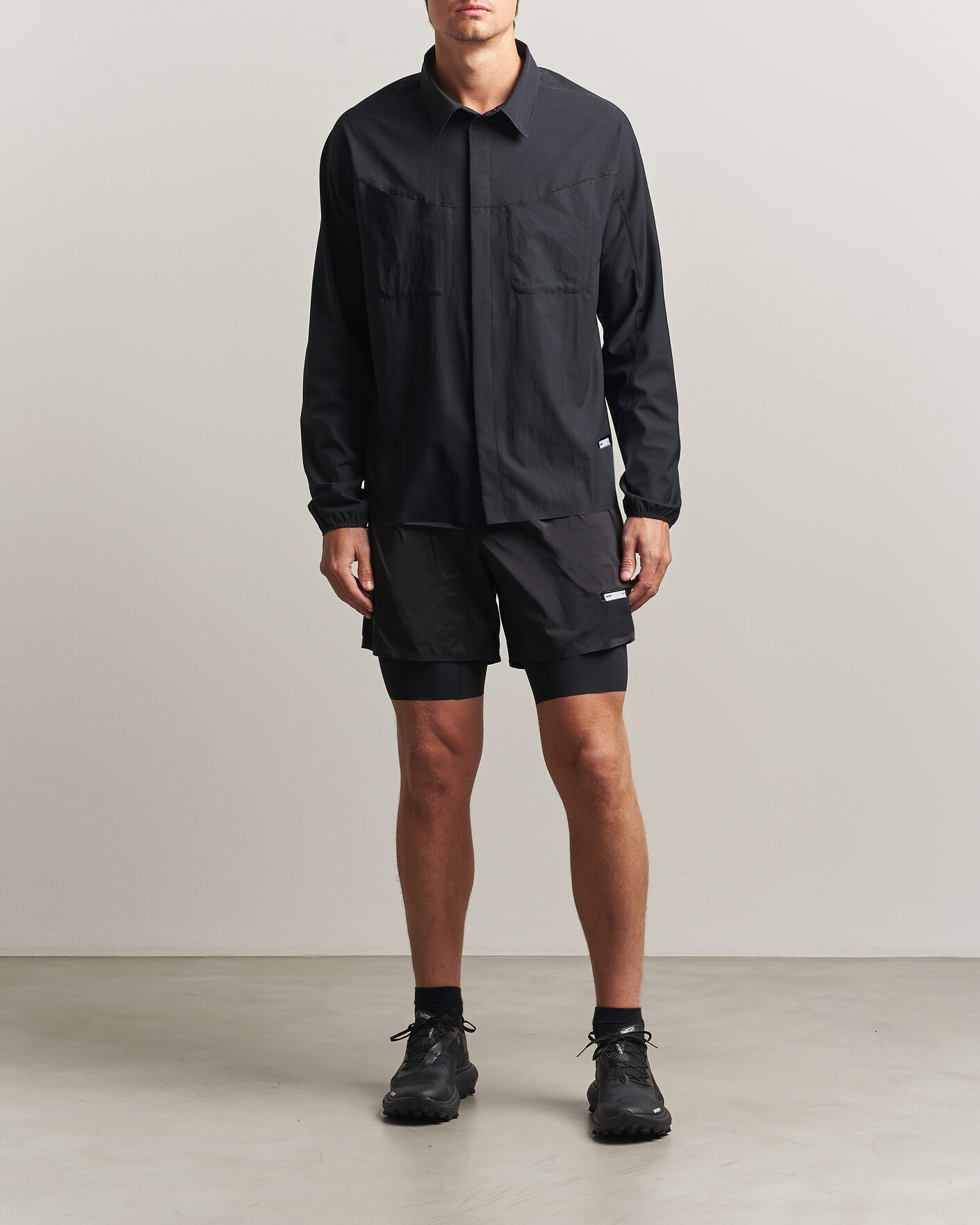 Herr | Shorts | Satisfy | TechSilk 8 Inch Shorts Black