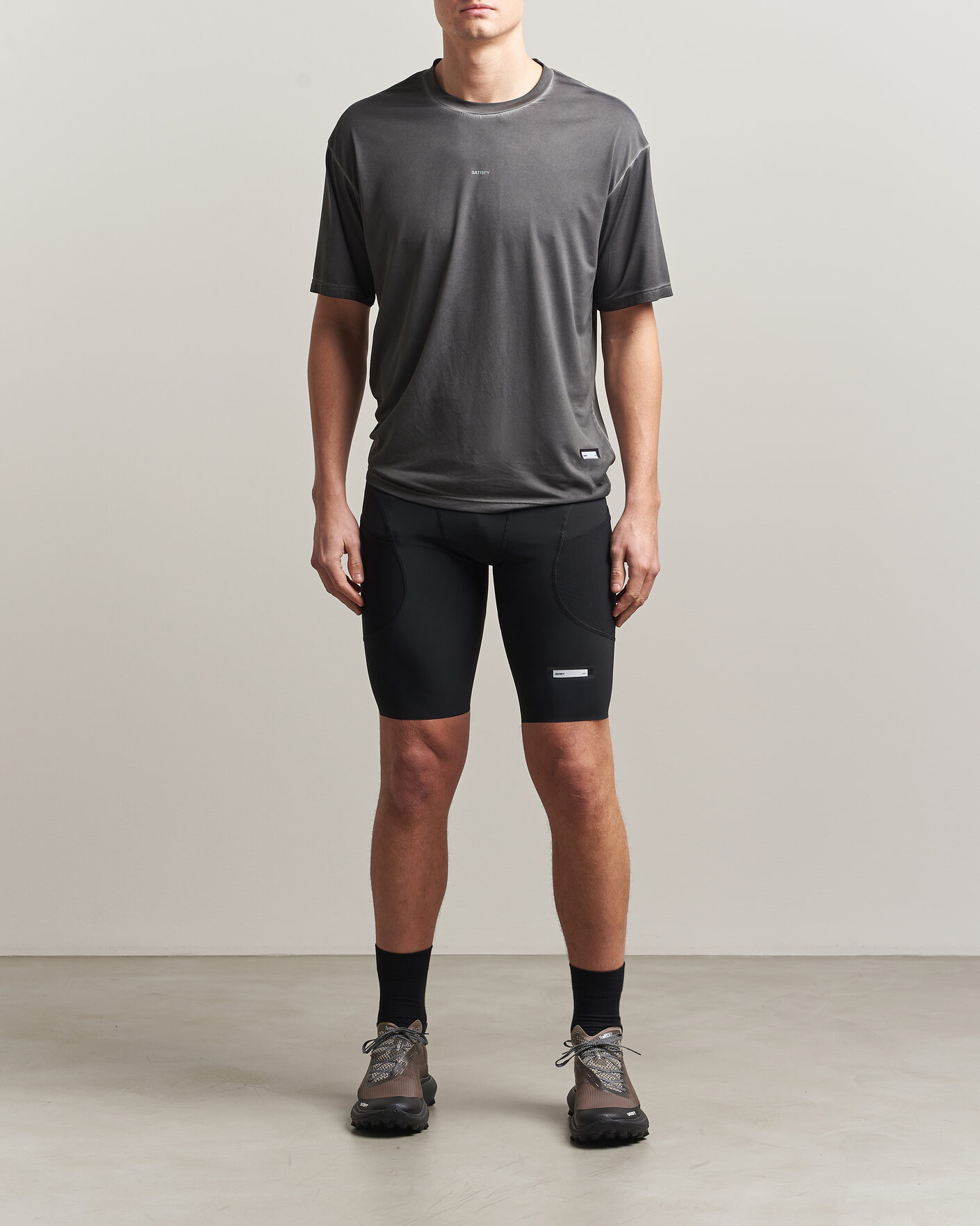 Herr | Shorts | Satisfy | TechSilk Evo 9 Half Tight Black
