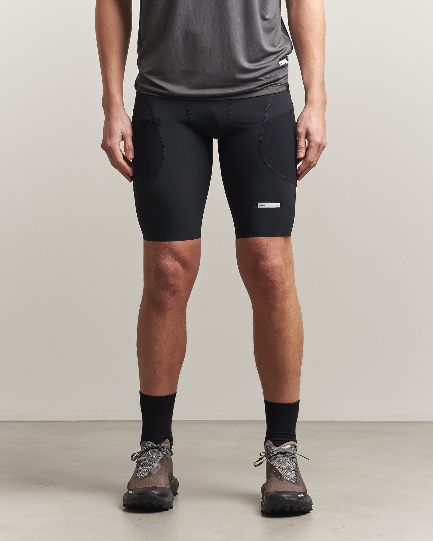 Herr | Shorts | Satisfy | TechSilk Evo 9 Half Tight Black