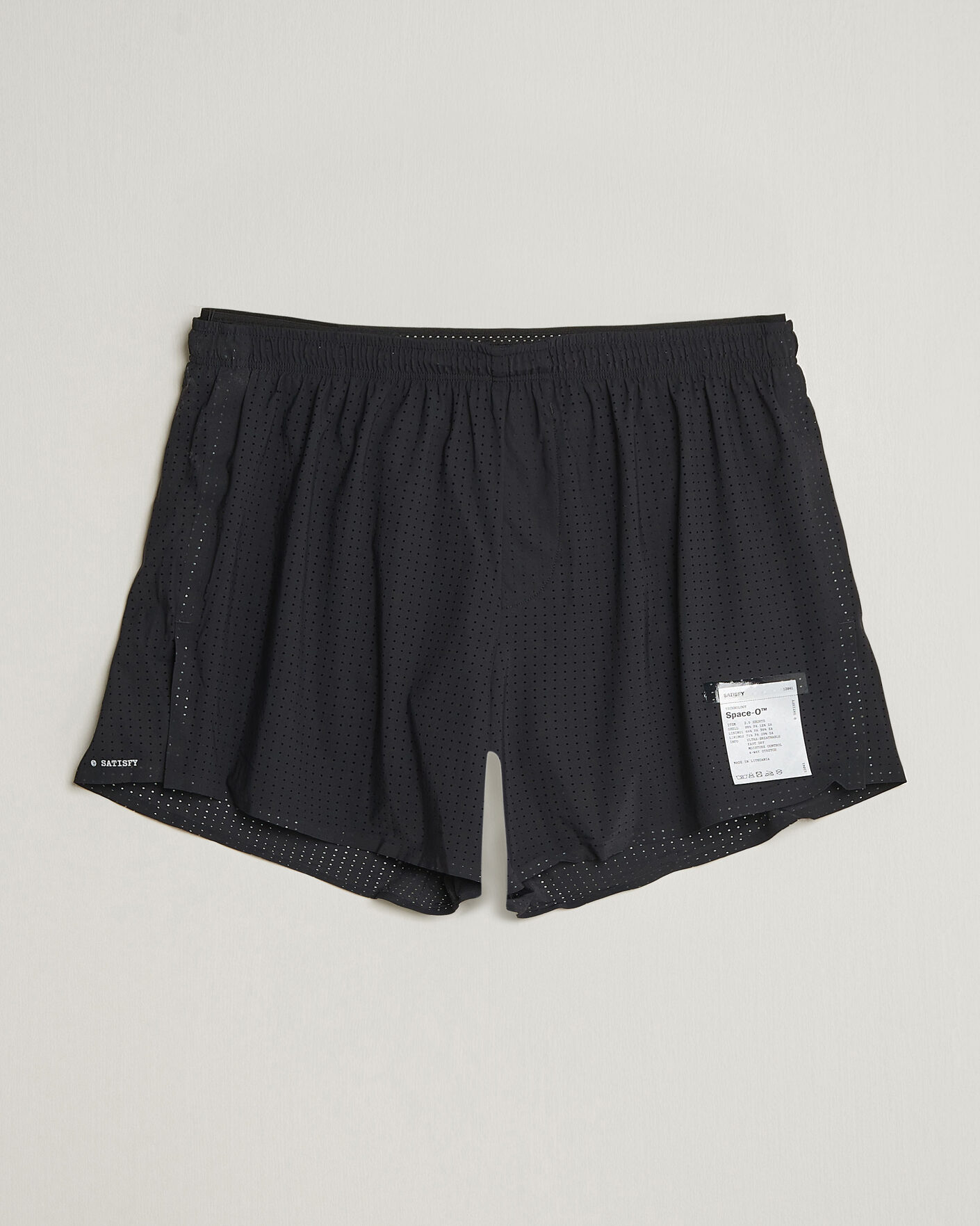 Herr | Shorts | Satisfy | Space-O 2.5 Inch Shorts Black