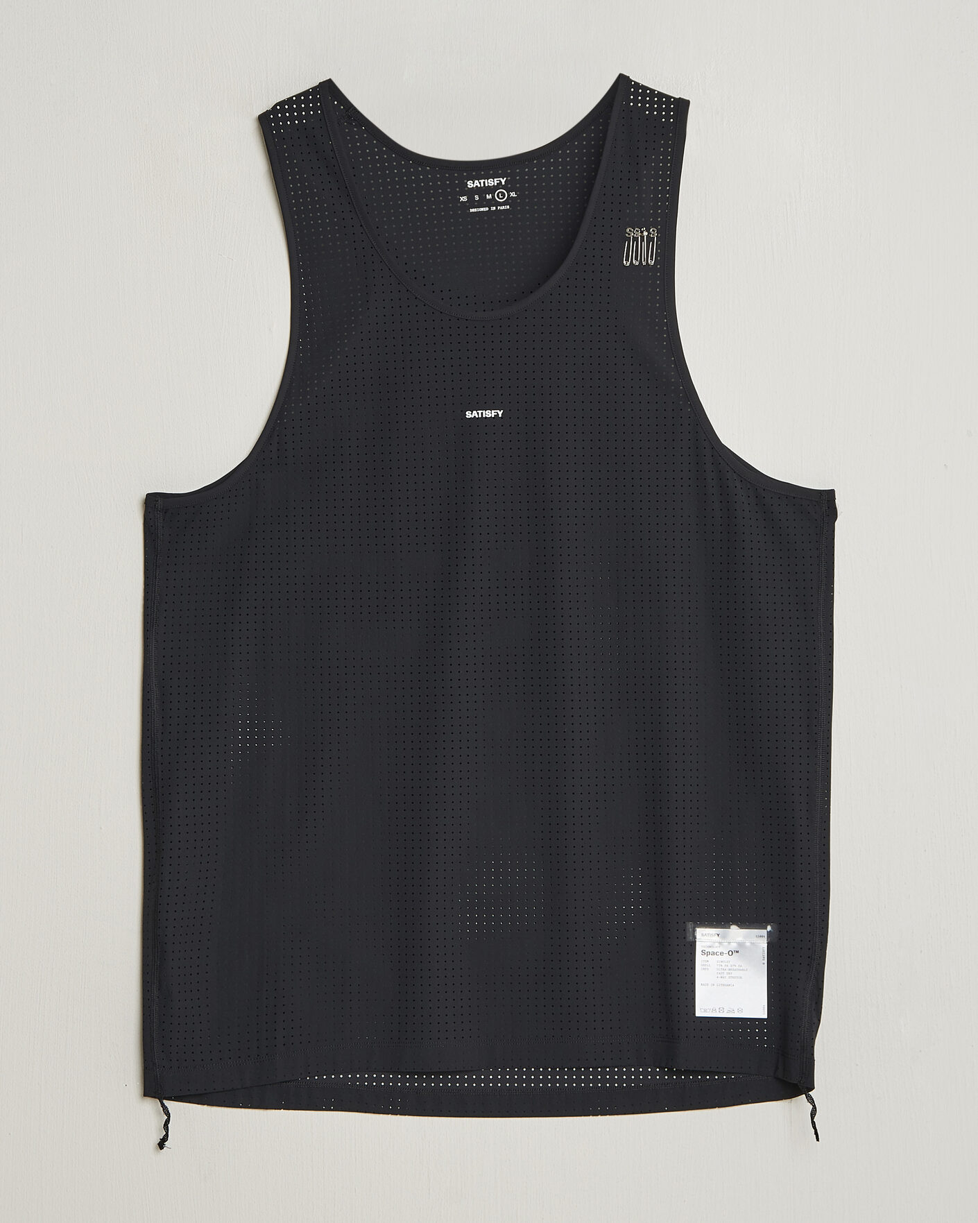 Herr | T-Shirts | Satisfy | Space-O Singlet Black