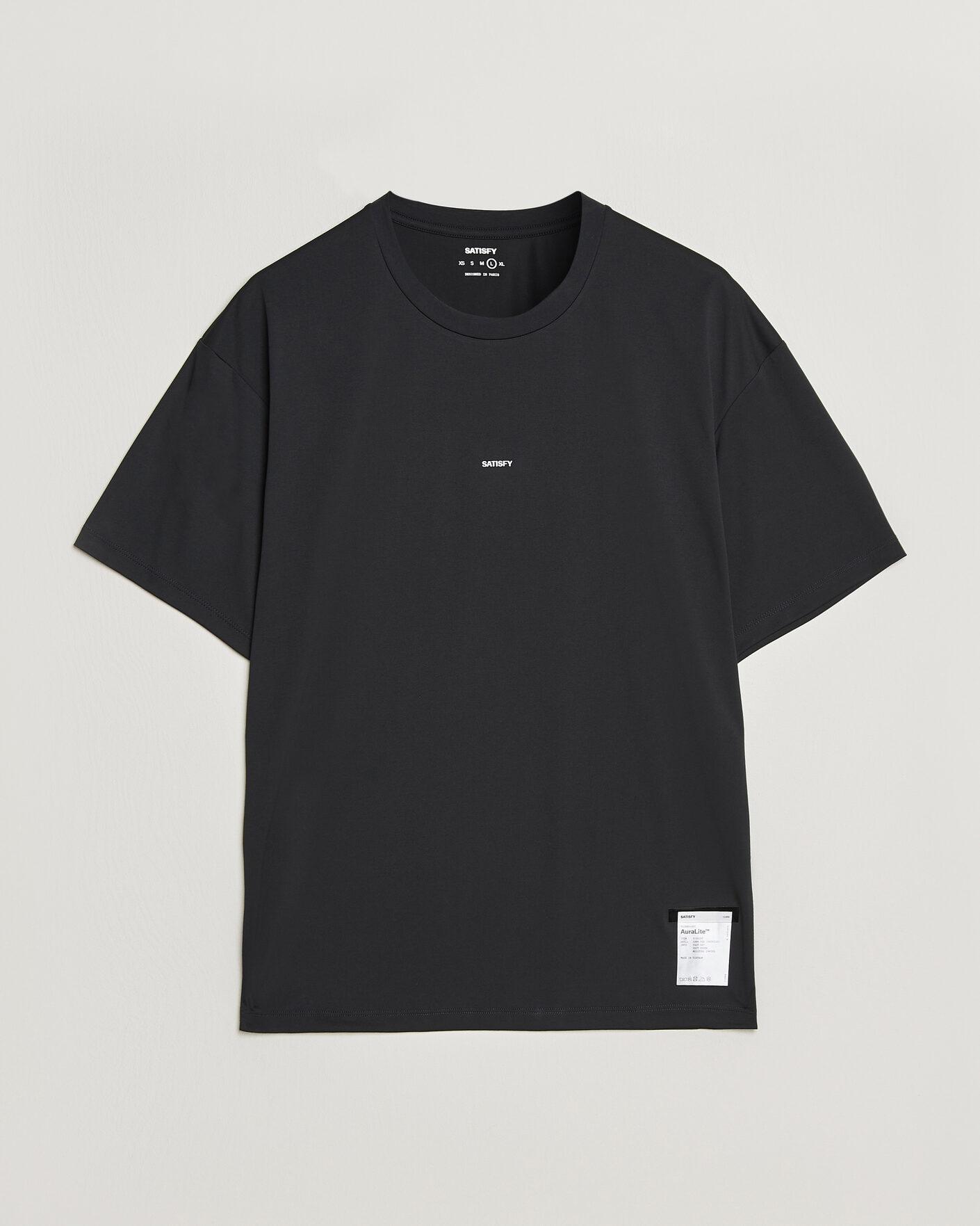 Herr | T-Shirts | Satisfy | AuraLite T-Shirt Black