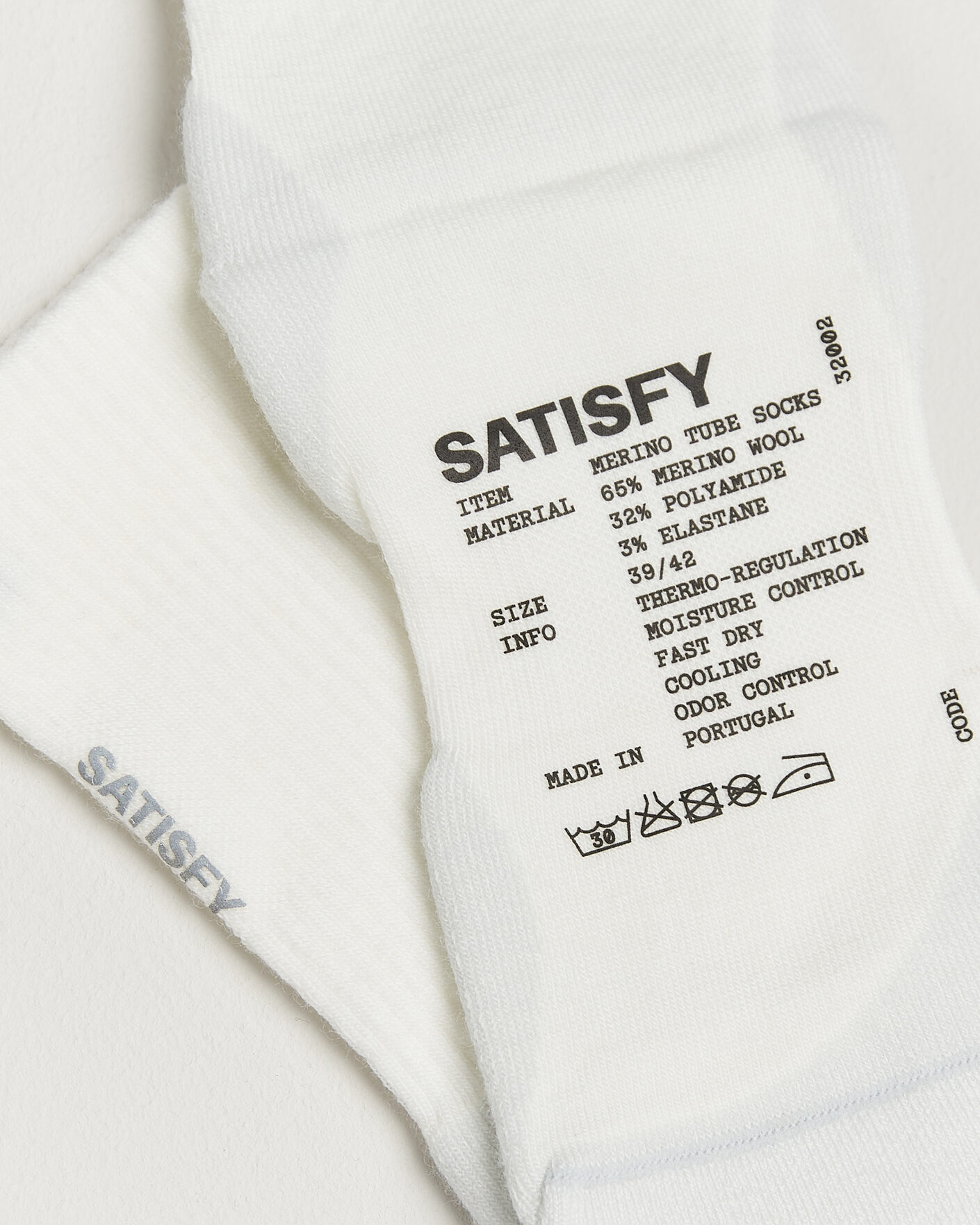 Herr | Underkläder | Satisfy | Merino Tube Socks White