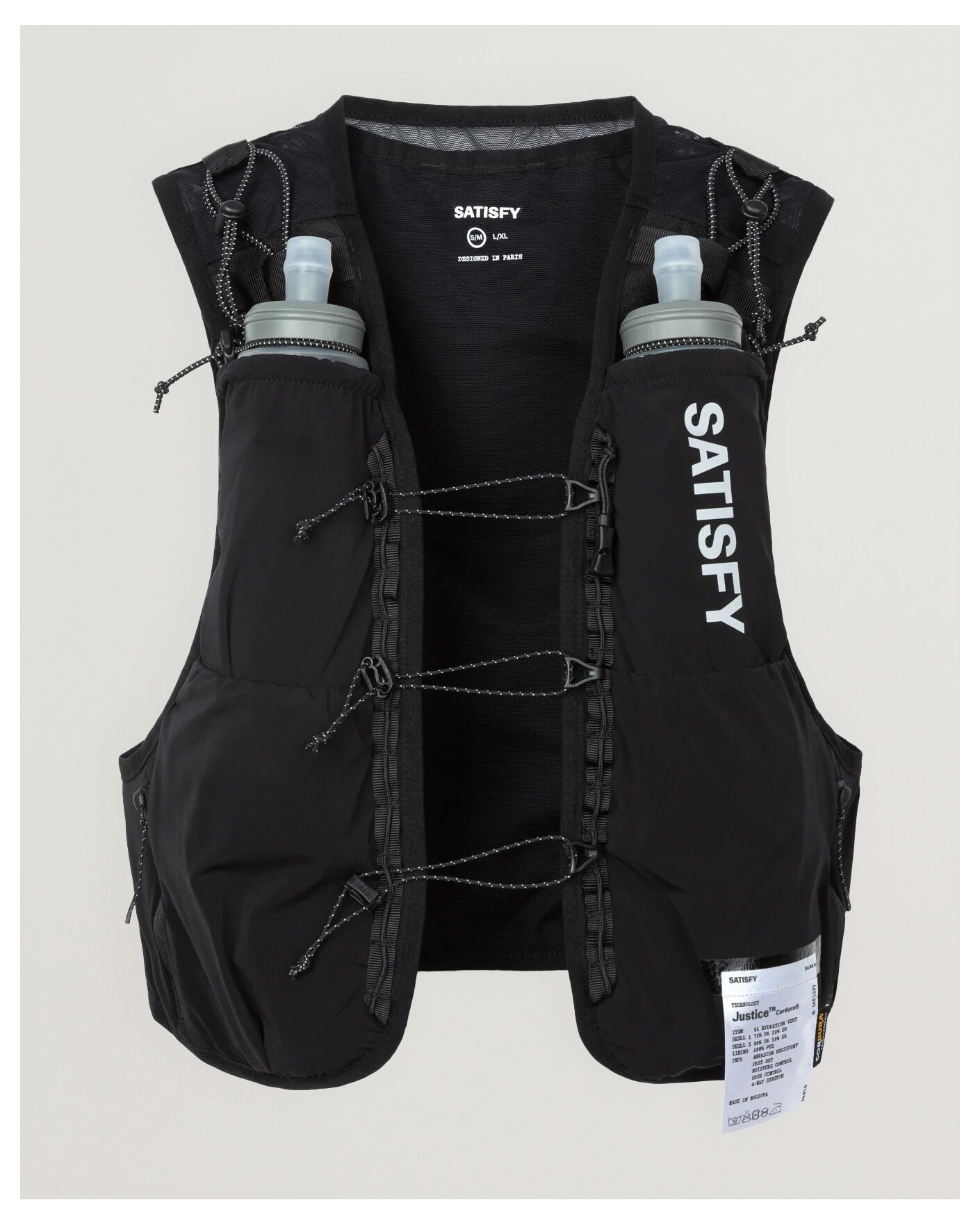 Herr | Active Accessoarer | Satisfy | Justice Cordura Hydration Vest 5L Black