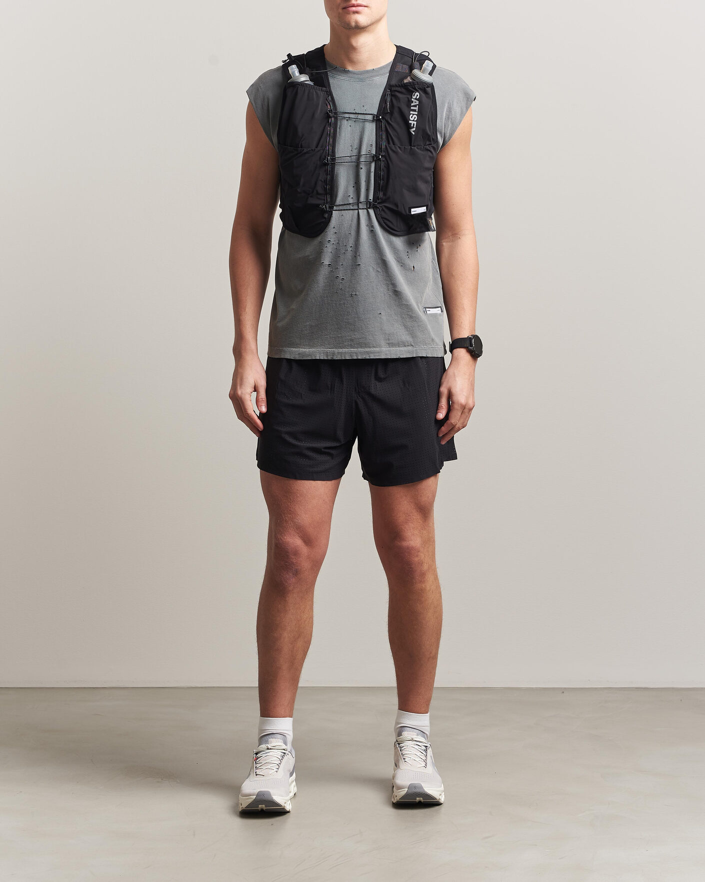Herr | Active Accessoarer | Satisfy | Justice Cordura Hydration Vest 5L Black