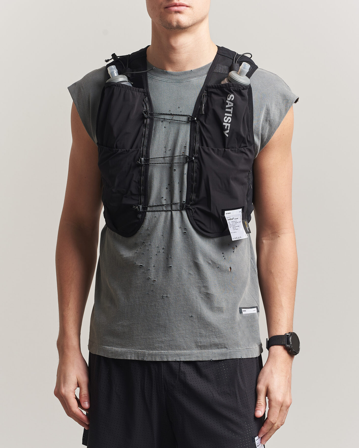 Herr | Active Accessoarer | Satisfy | Justice Cordura Hydration Vest 5L Black