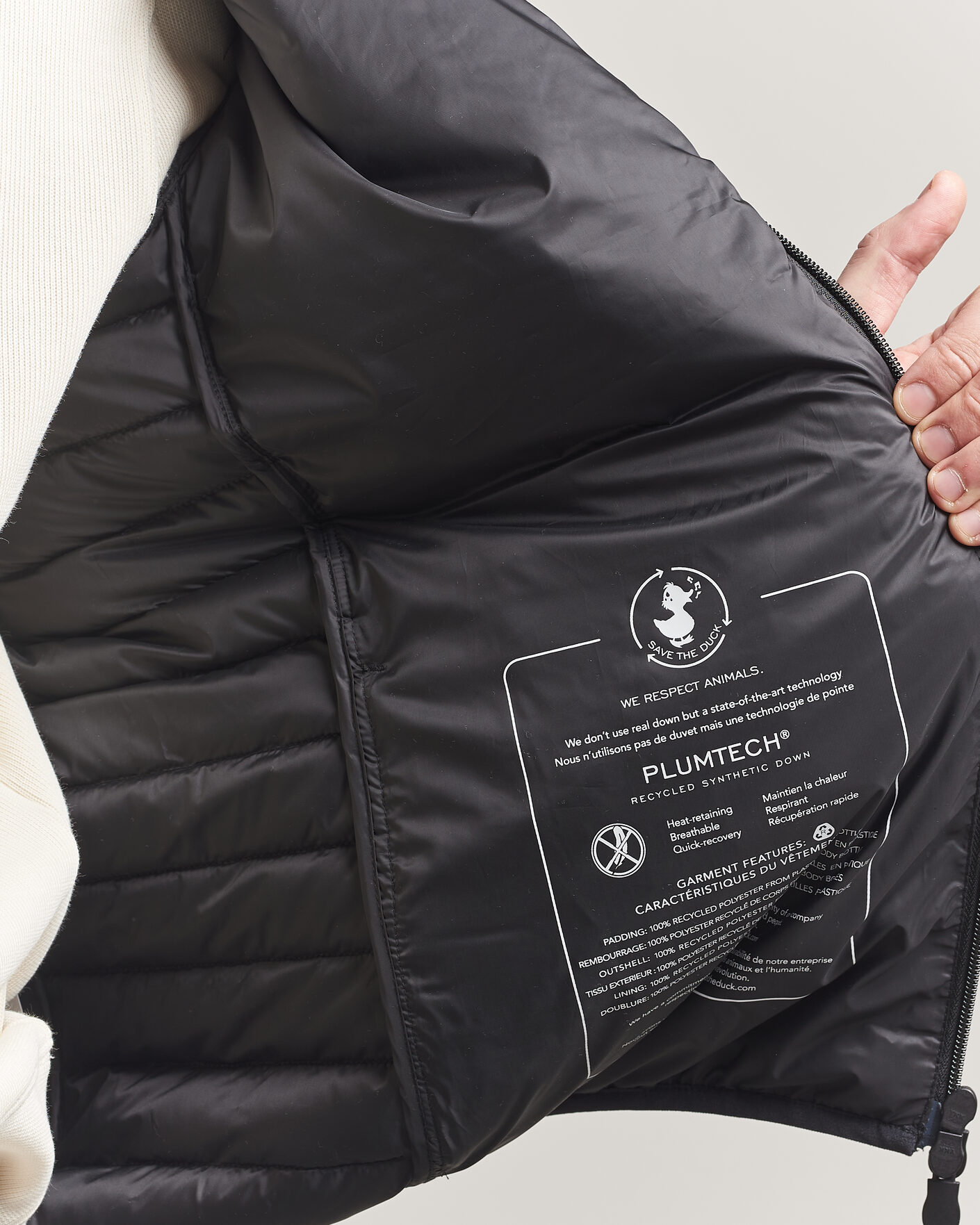 Herr | Jackor | Save The Duck | Cole Lightweight Padded Jacket Black