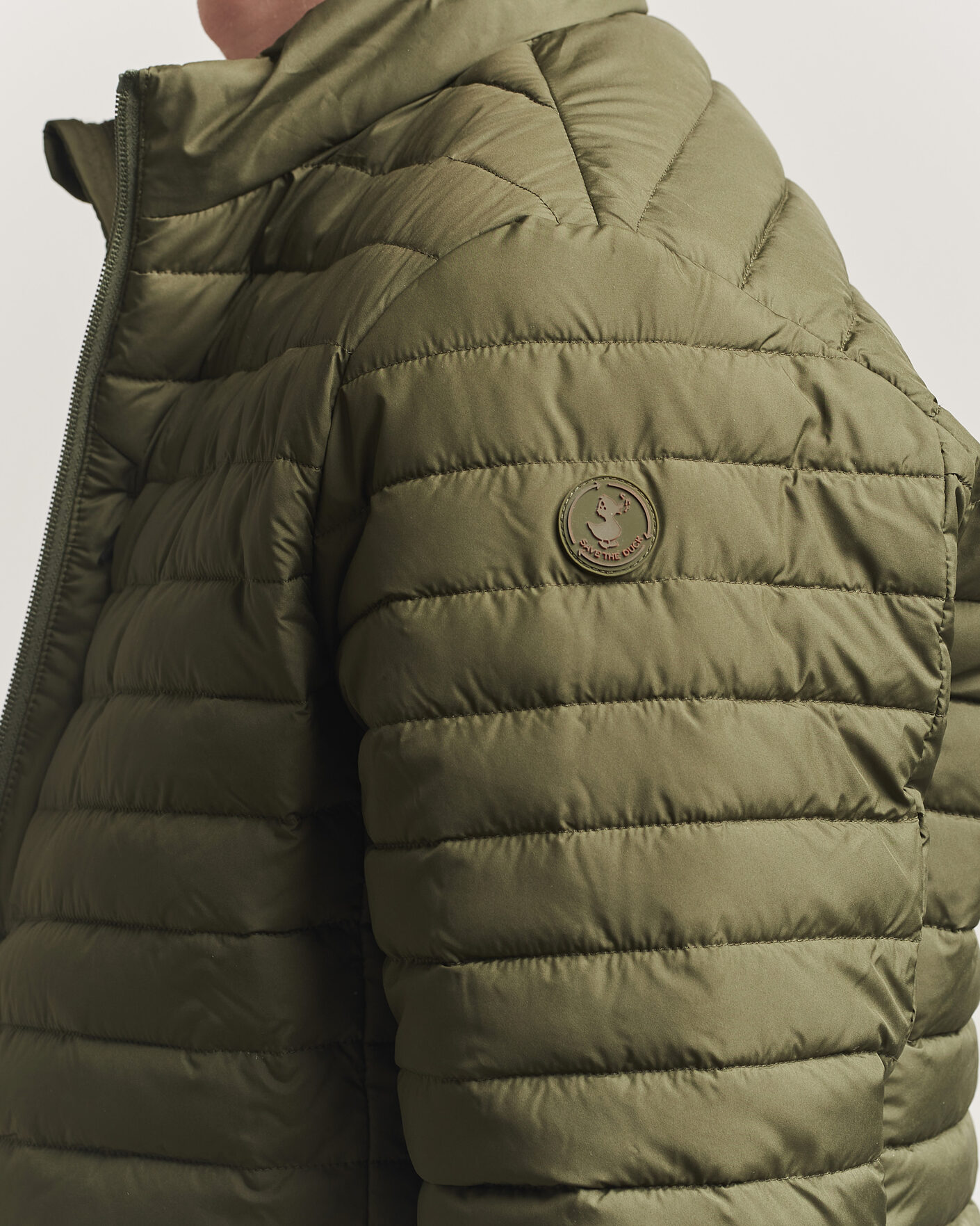 Herr | Jackor | Save The Duck | Cole Lightweight Padded Jacket Snake Green