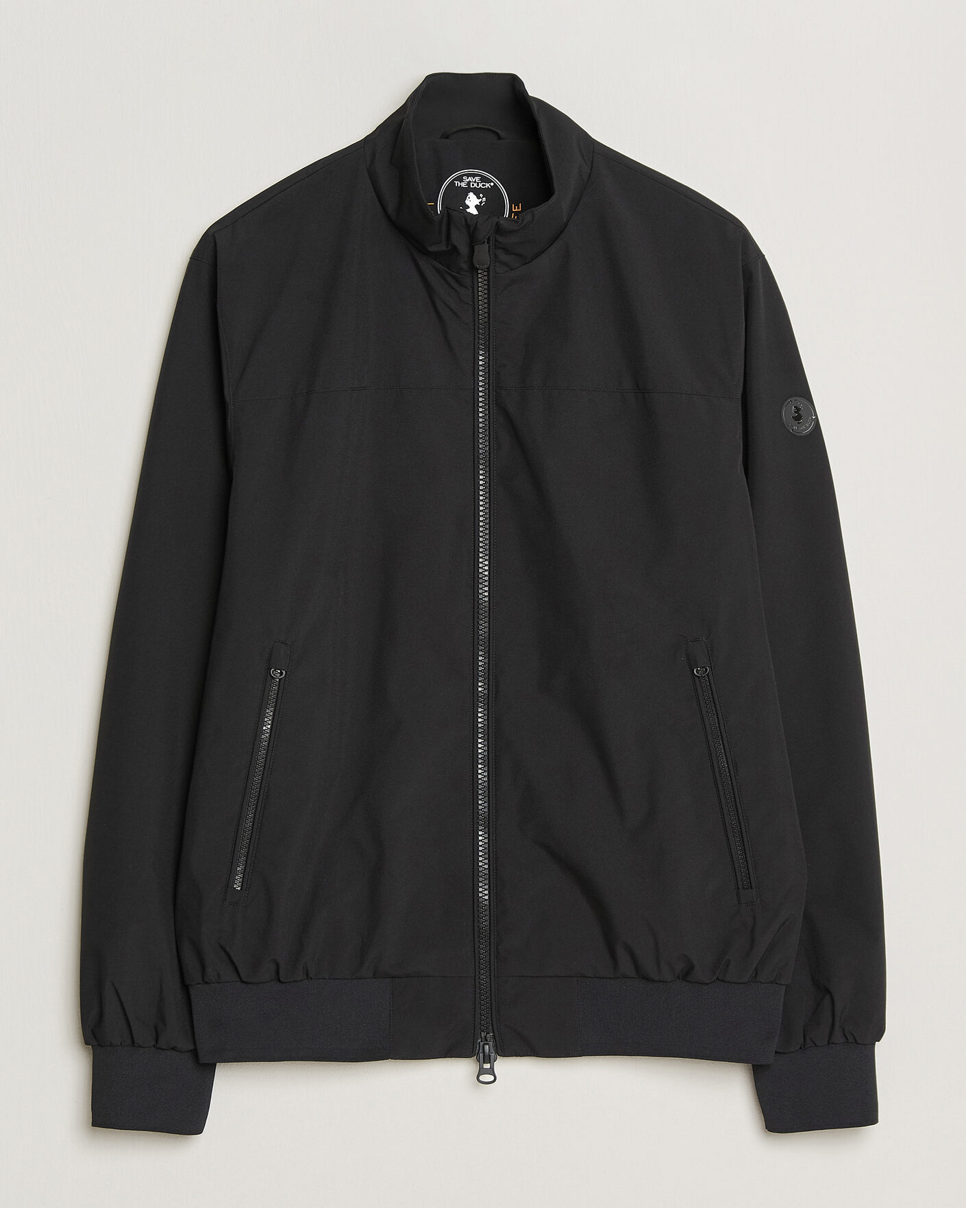 Herr | Jackor | Save The Duck | Finlay Nylon Harrington Jacket Black