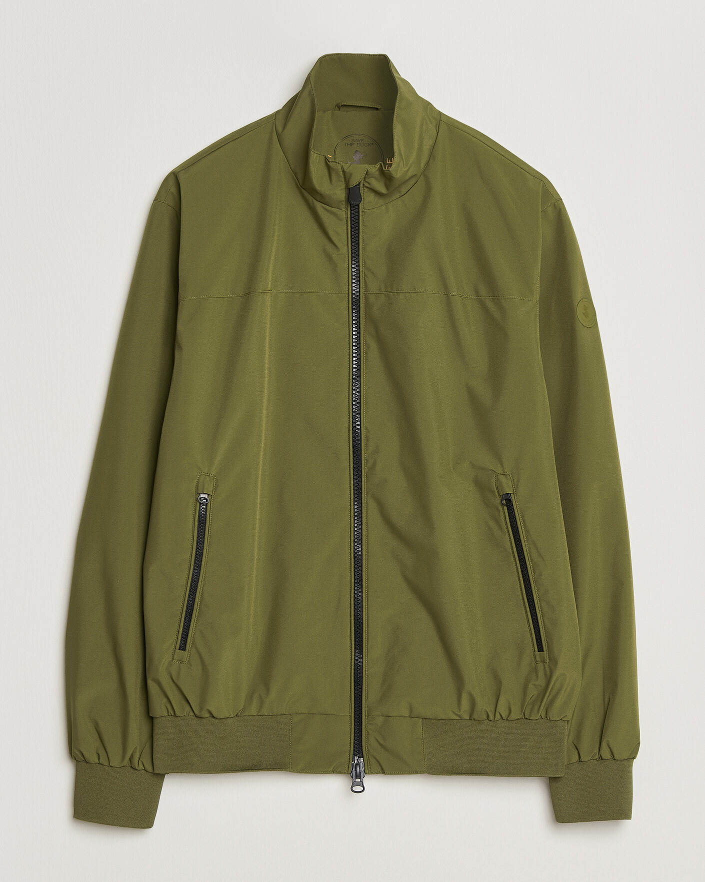 Herr | Jackor | Save The Duck | Finlay Nylon Harrington Jacket Dusty Olive