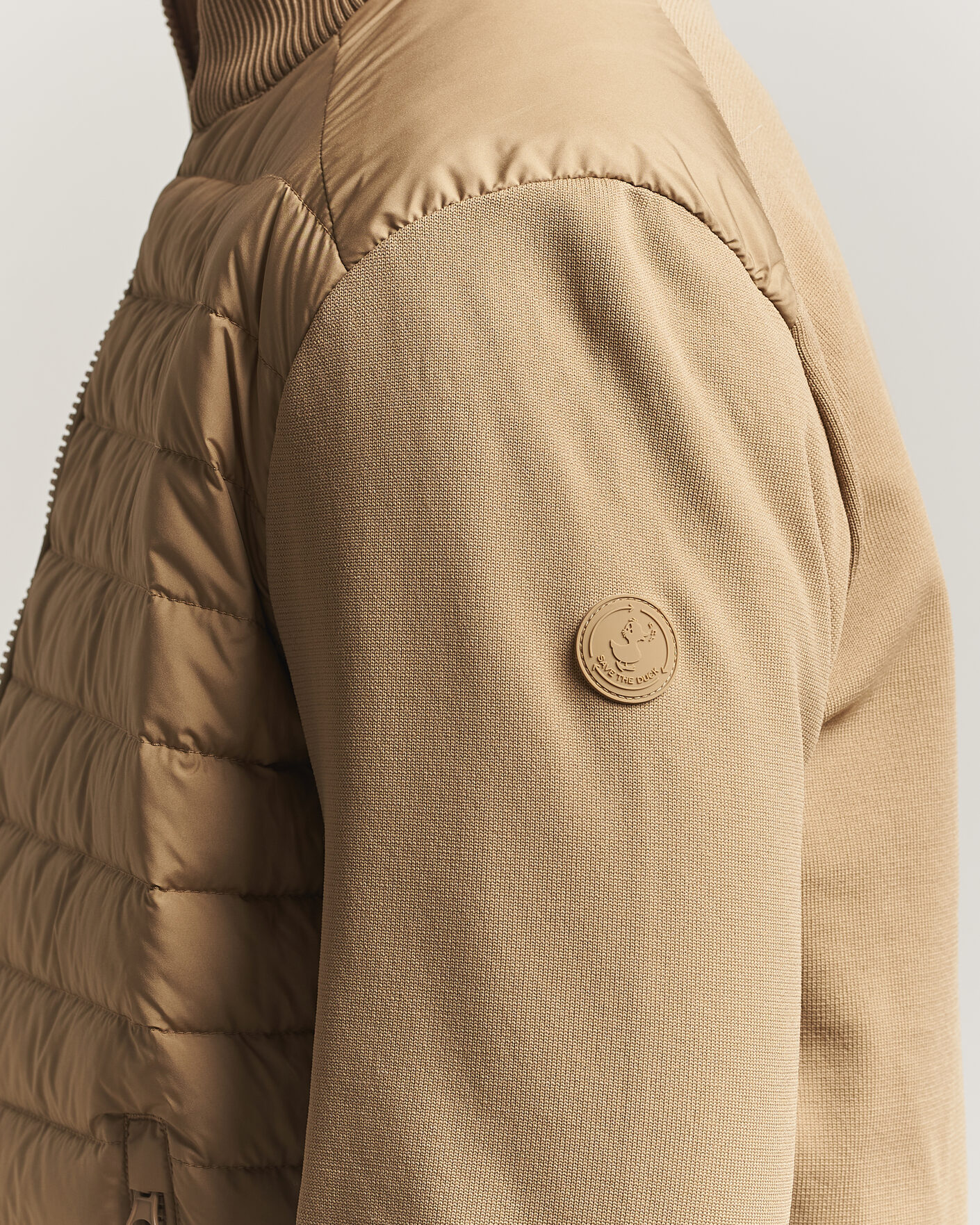Herr | Jackor | Save The Duck | Sedum Lightweight Padded Hybrid Jacket Khaki Brown