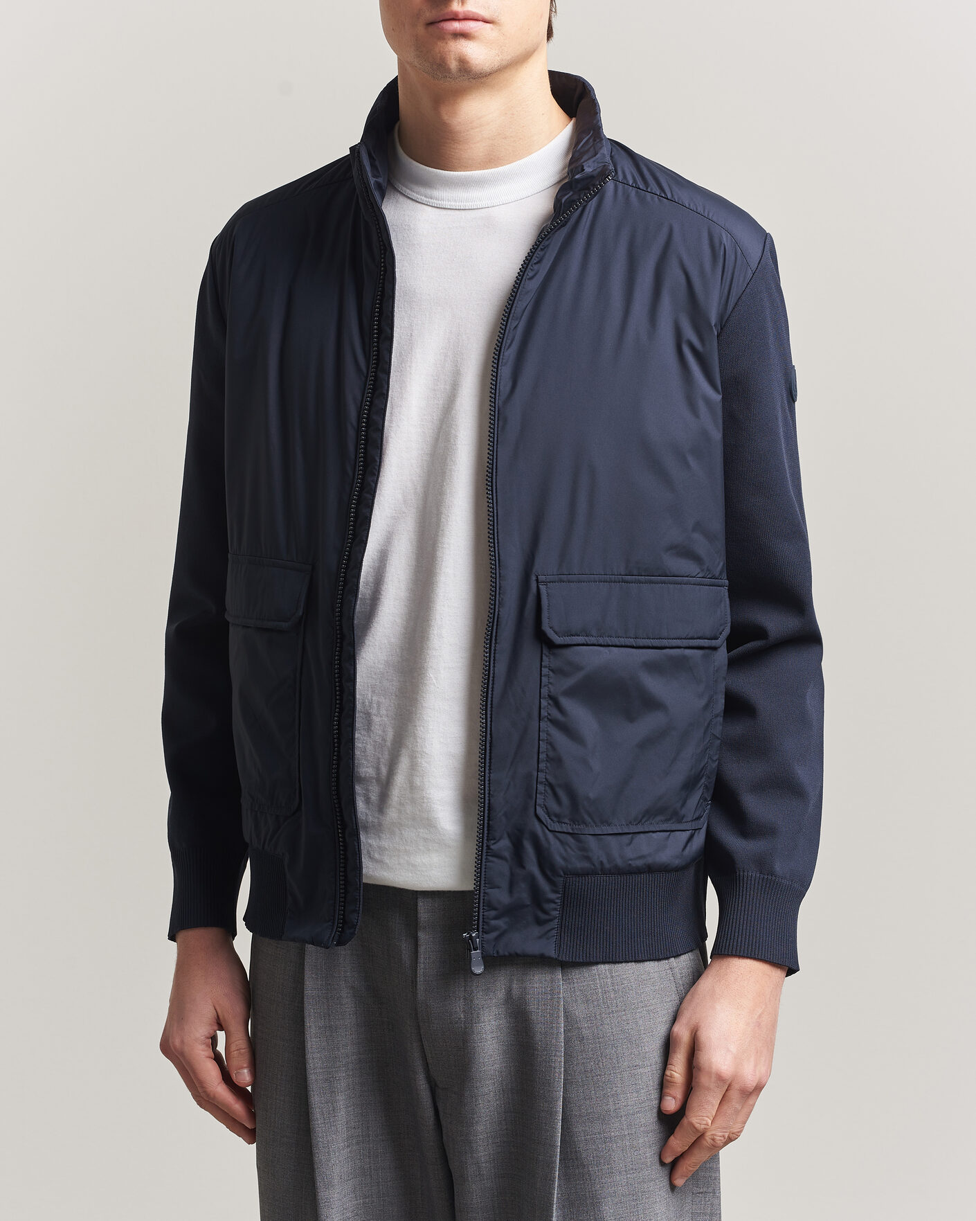 Herr | Jackor | Save The Duck | Alfo Hybrid Jacket Navy Blue