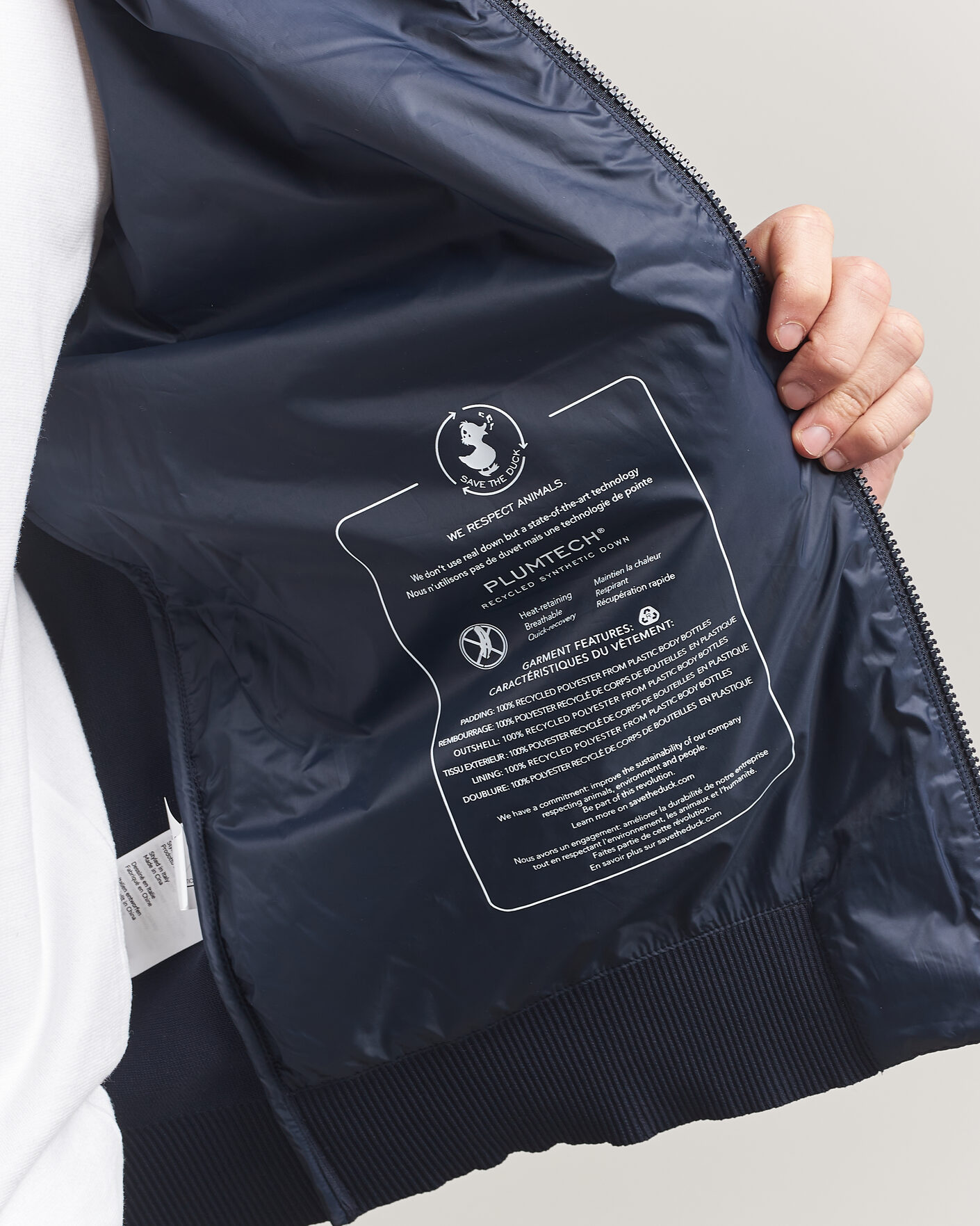 Herr | Jackor | Save The Duck | Alfo Hybrid Jacket Navy Blue