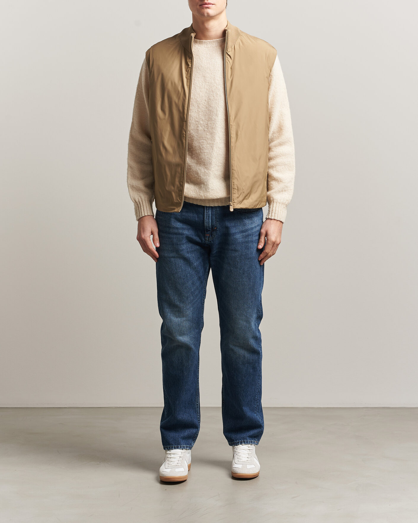 Herr | Västar | Save The Duck | Orris Hybrid Vest Khaki Brown
