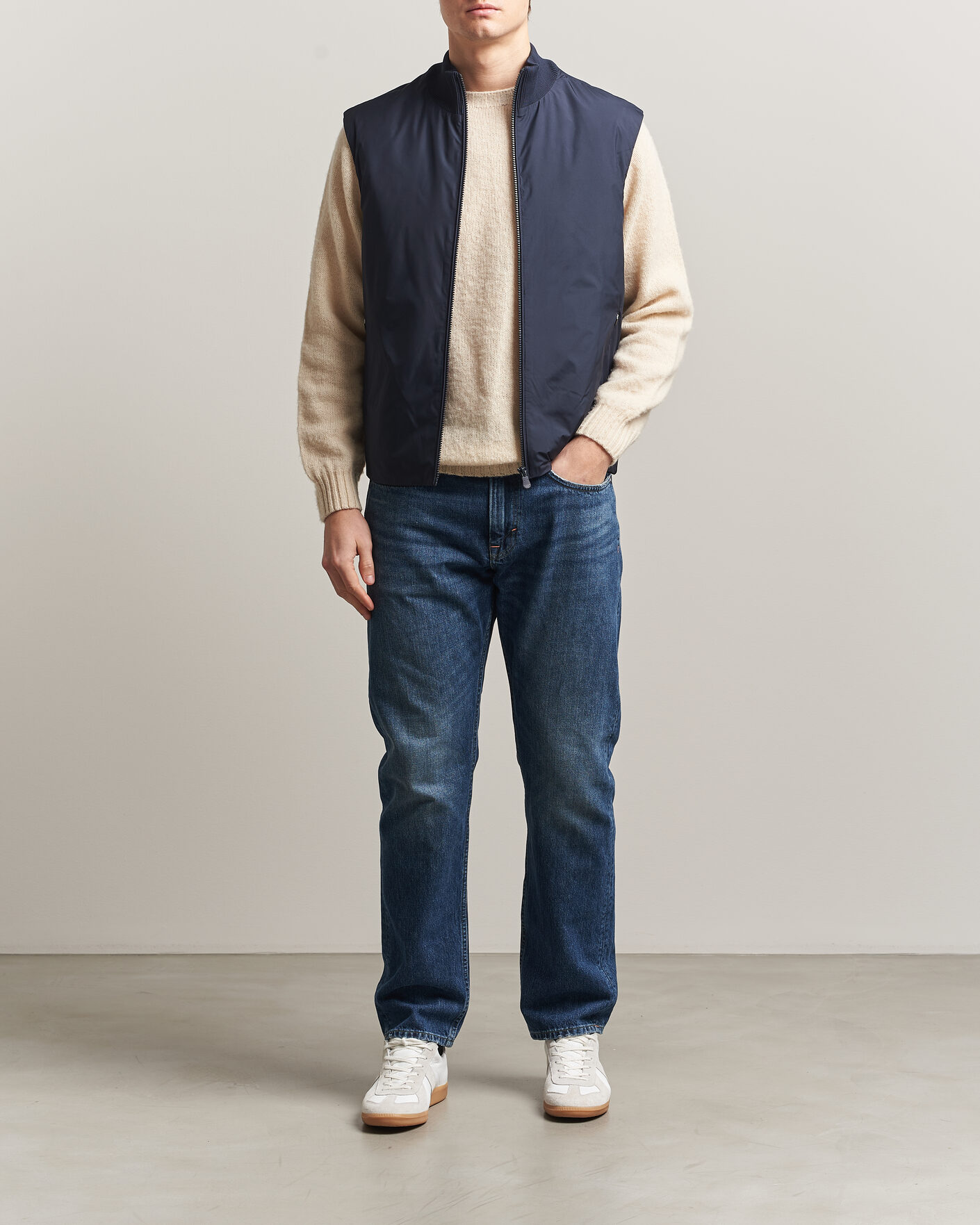 Herr | Västar | Save The Duck | Orris Hybrid Vest Navy Blue