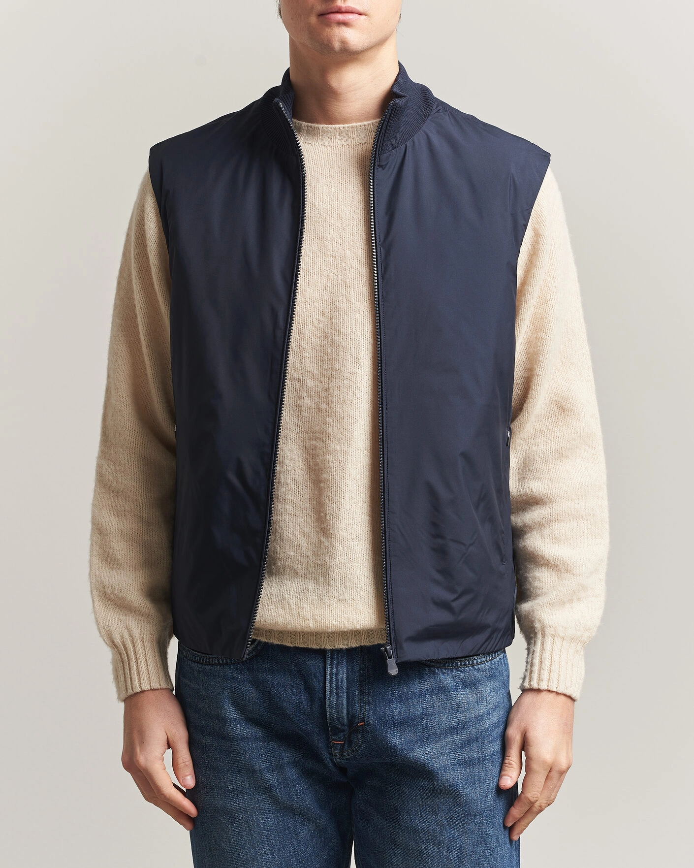 Herr | Västar | Save The Duck | Orris Hybrid Vest Navy Blue
