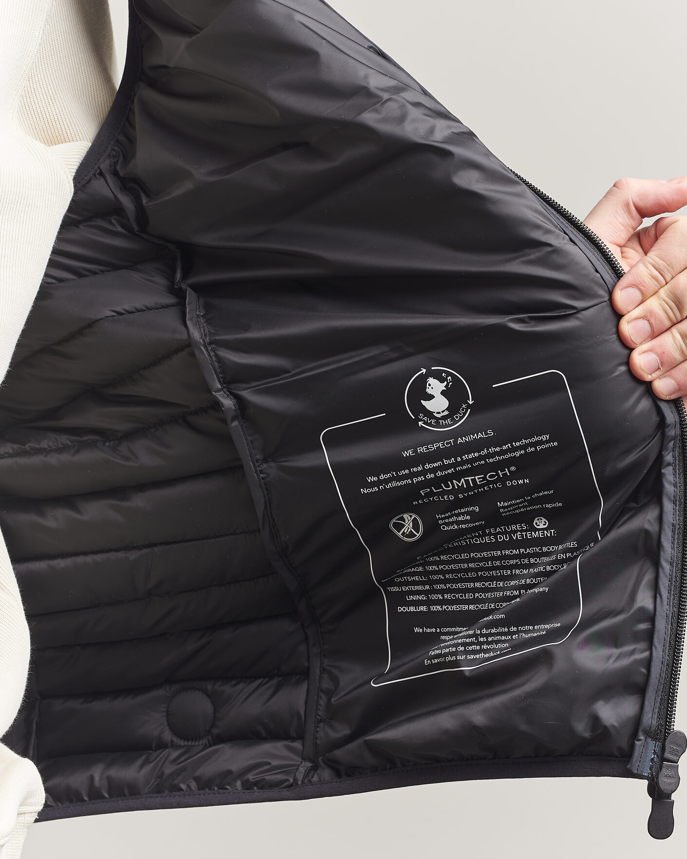 Herr | Västar | Save The Duck | Dave Lightweight Padded Vest Black