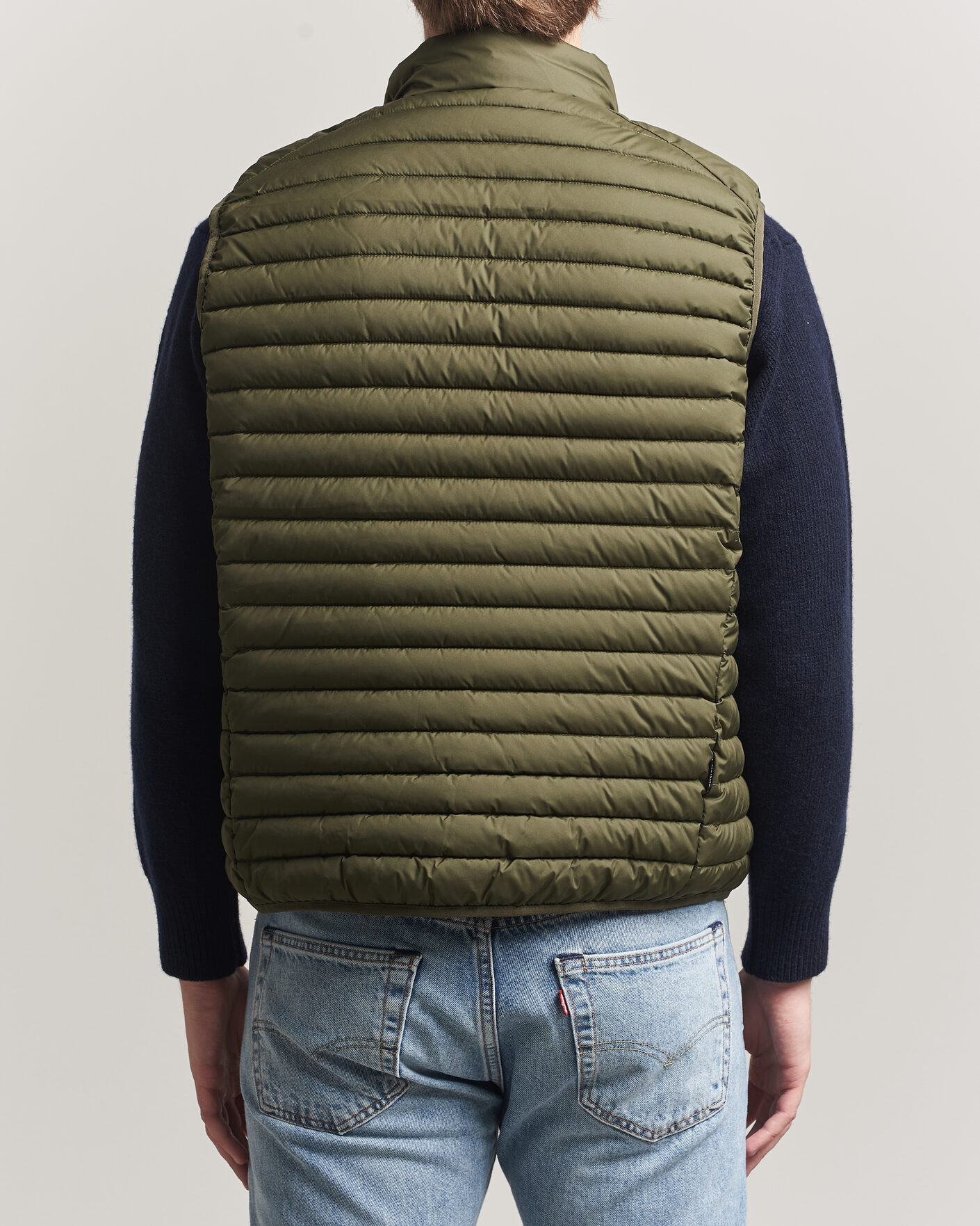 Herr | Västar | Save The Duck | Dave Lightweight Padded Vest Snake Green