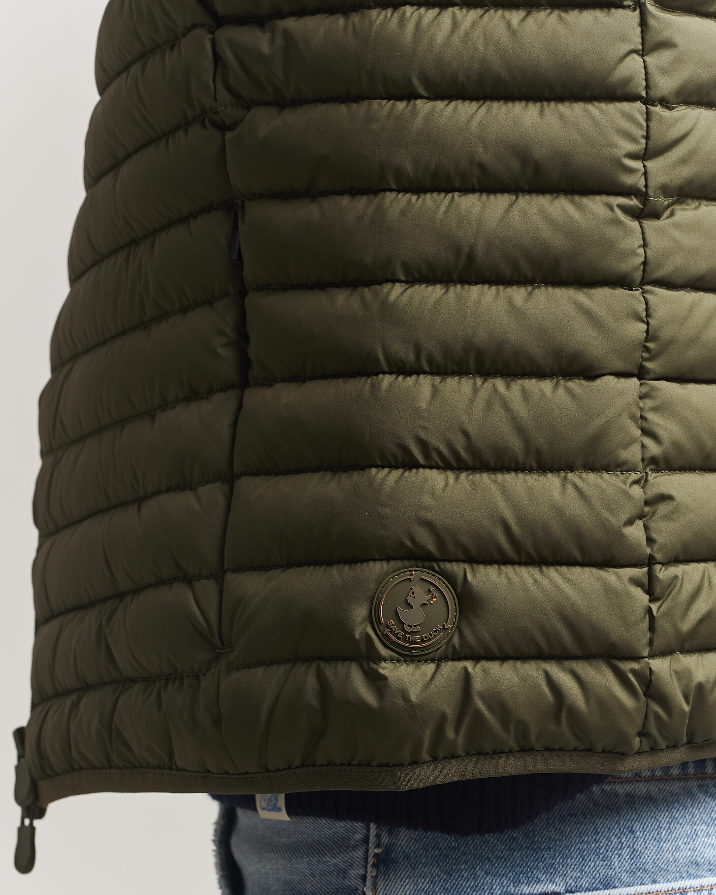Herr | Västar | Save The Duck | Dave Lightweight Padded Vest Snake Green