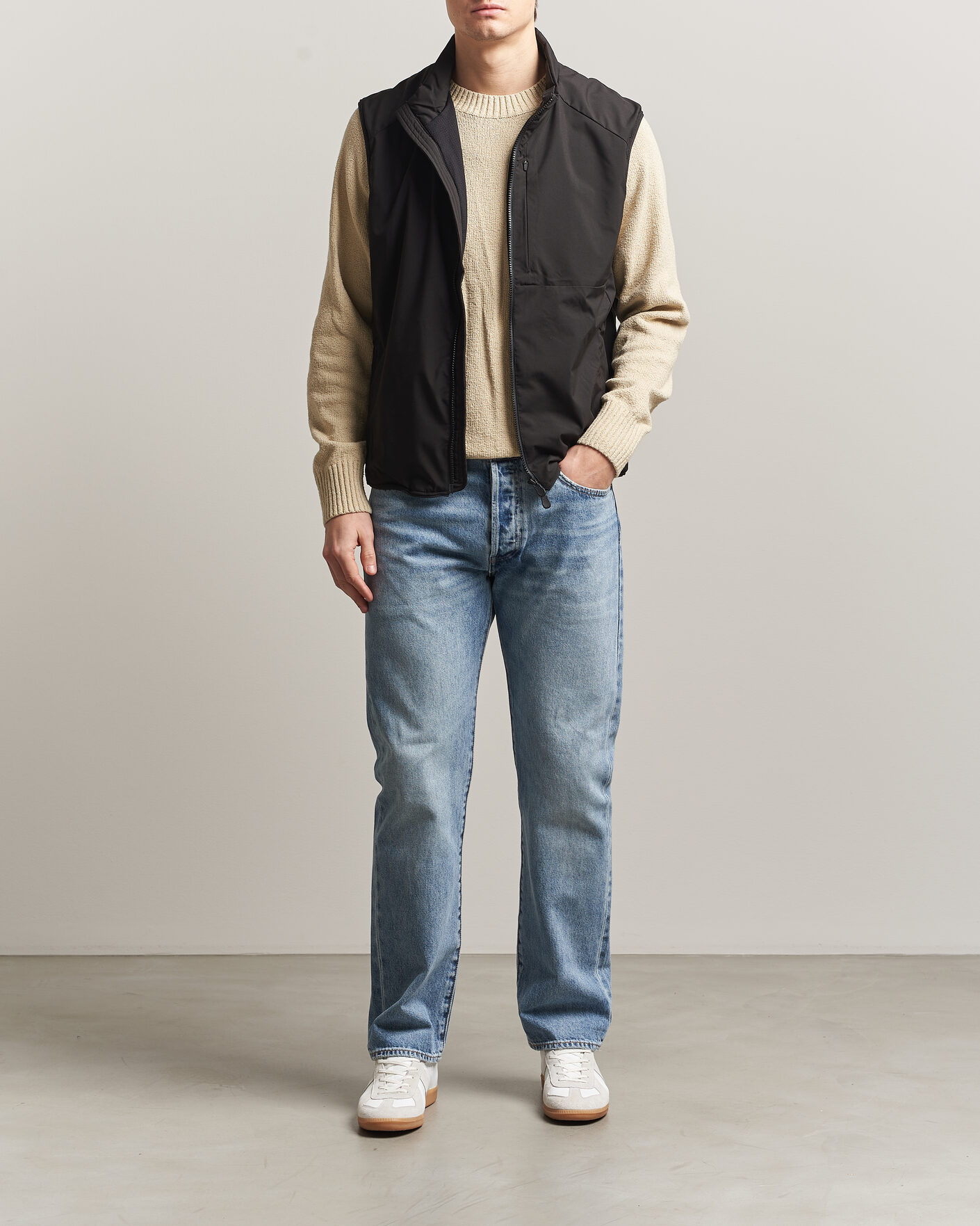 Herr | Västar | Save The Duck | Joe Wind/Water Resistant Vest Black