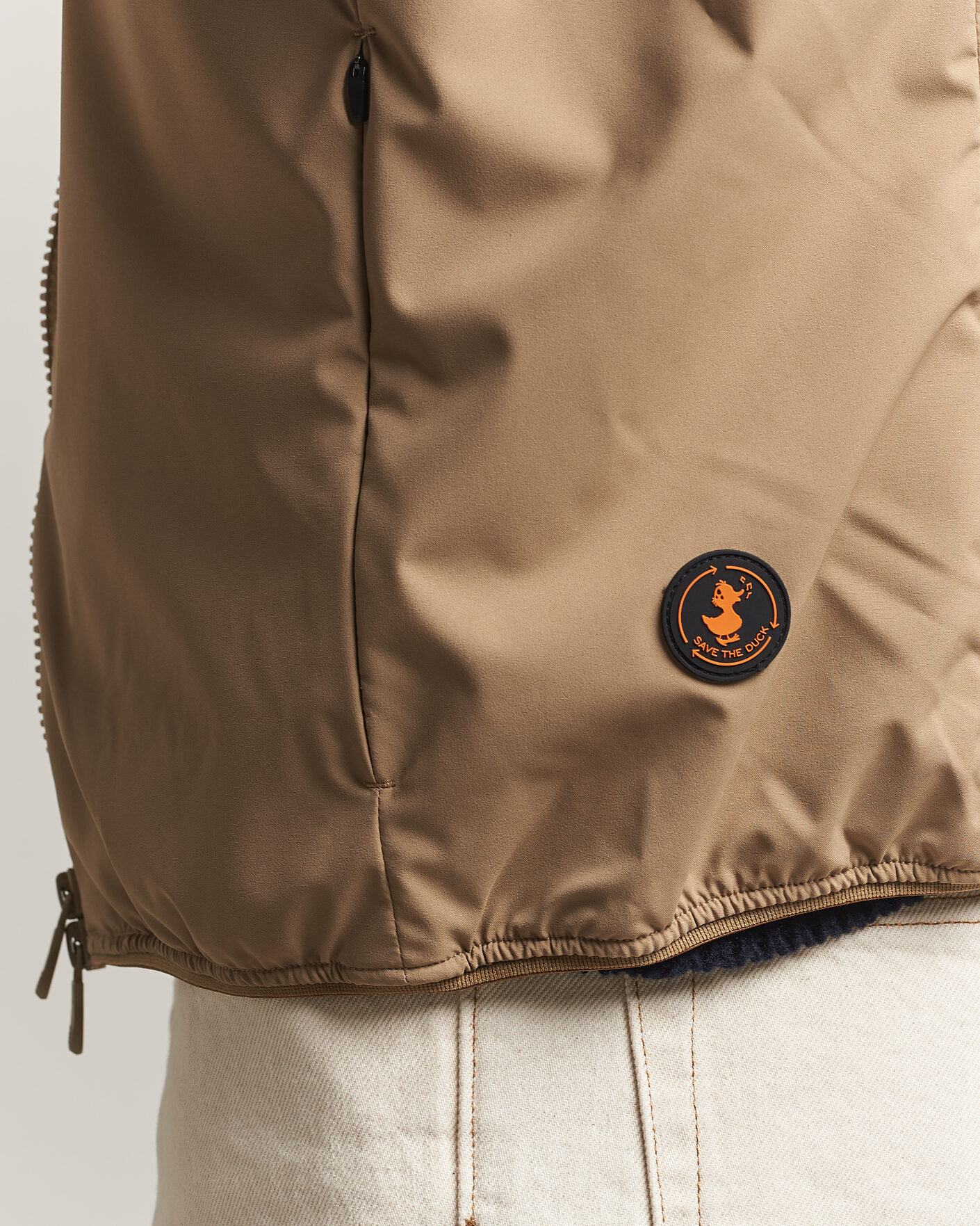 Herr | Västar | Save The Duck | Joe Wind/Water Resistant Vest Khaki Brown