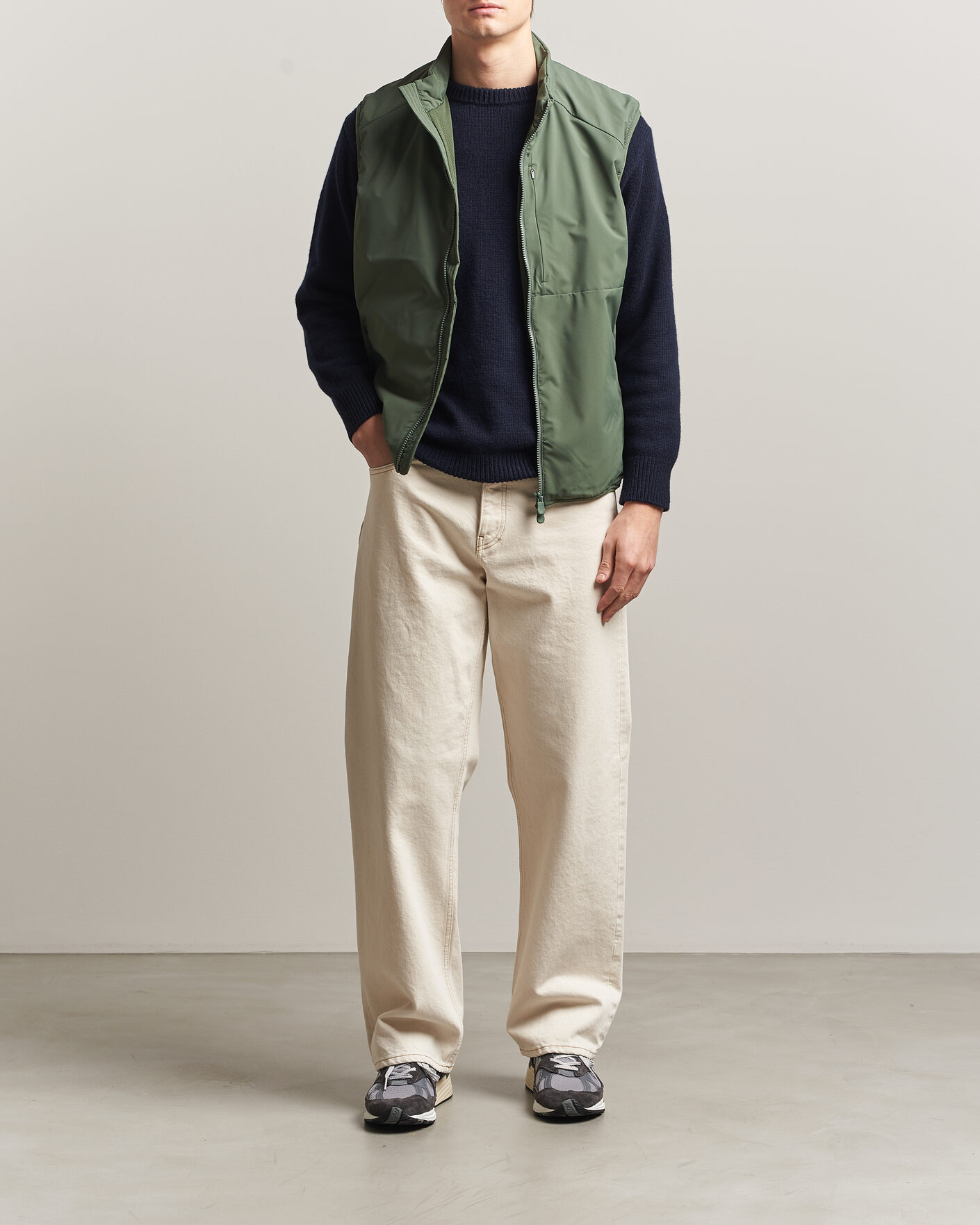 Herr | Västar | Save The Duck | Joe Wind/Water Resistant Vest Thyme Green