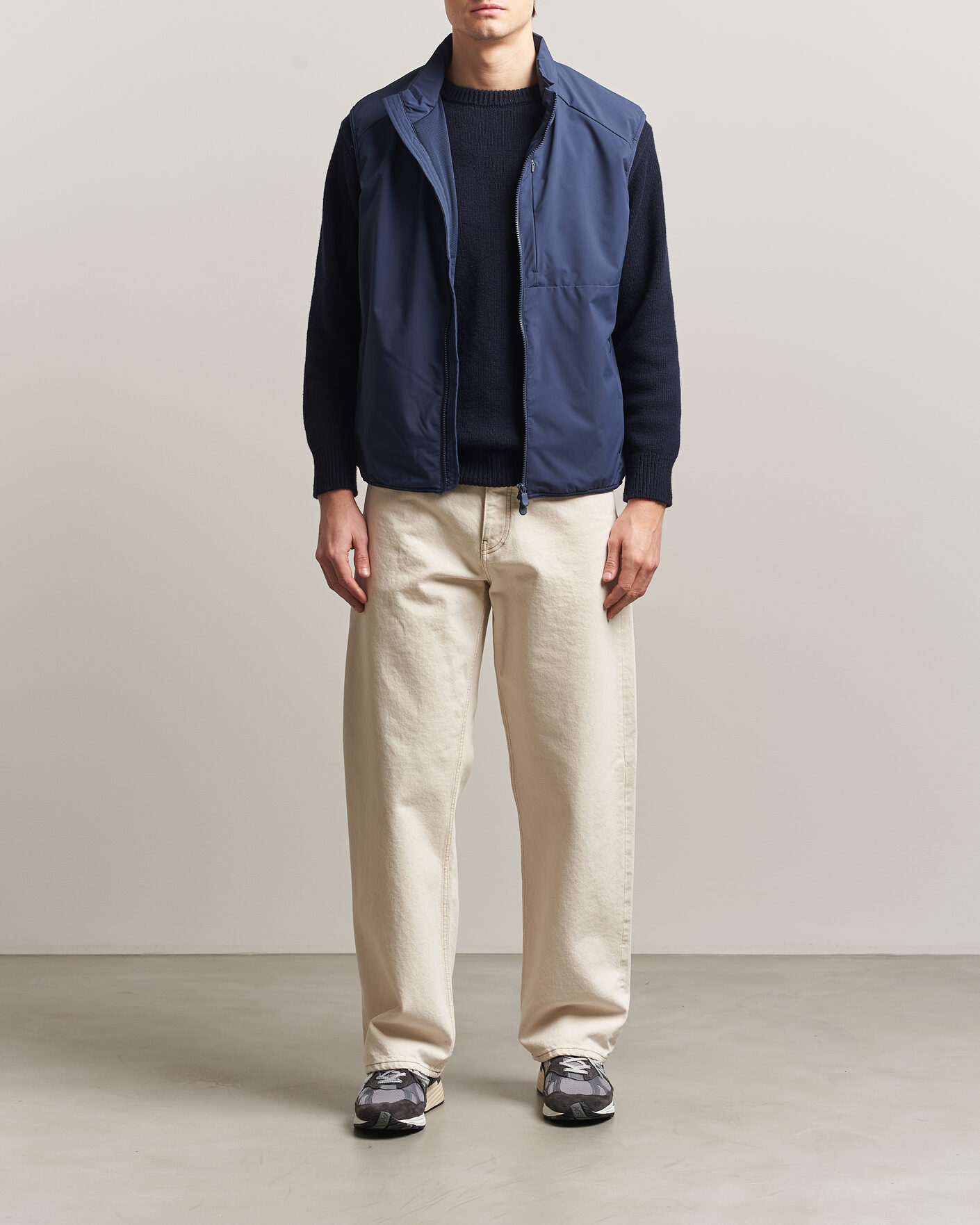 Herr | Västar | Save The Duck | Joe Wind/Water Resistant Vest Navy Blue