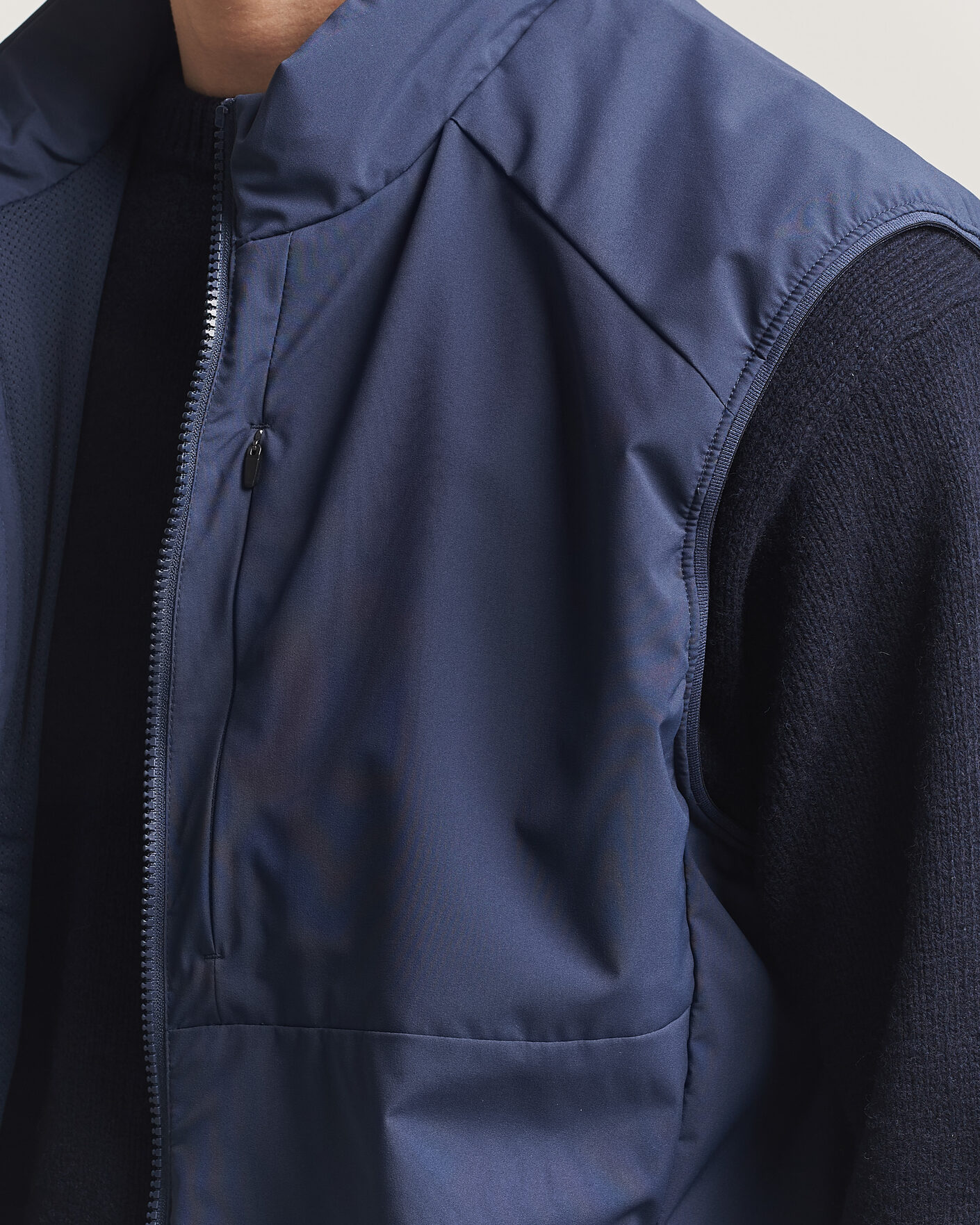 Herr | Västar | Save The Duck | Joe Wind/Water Resistant Vest Navy Blue