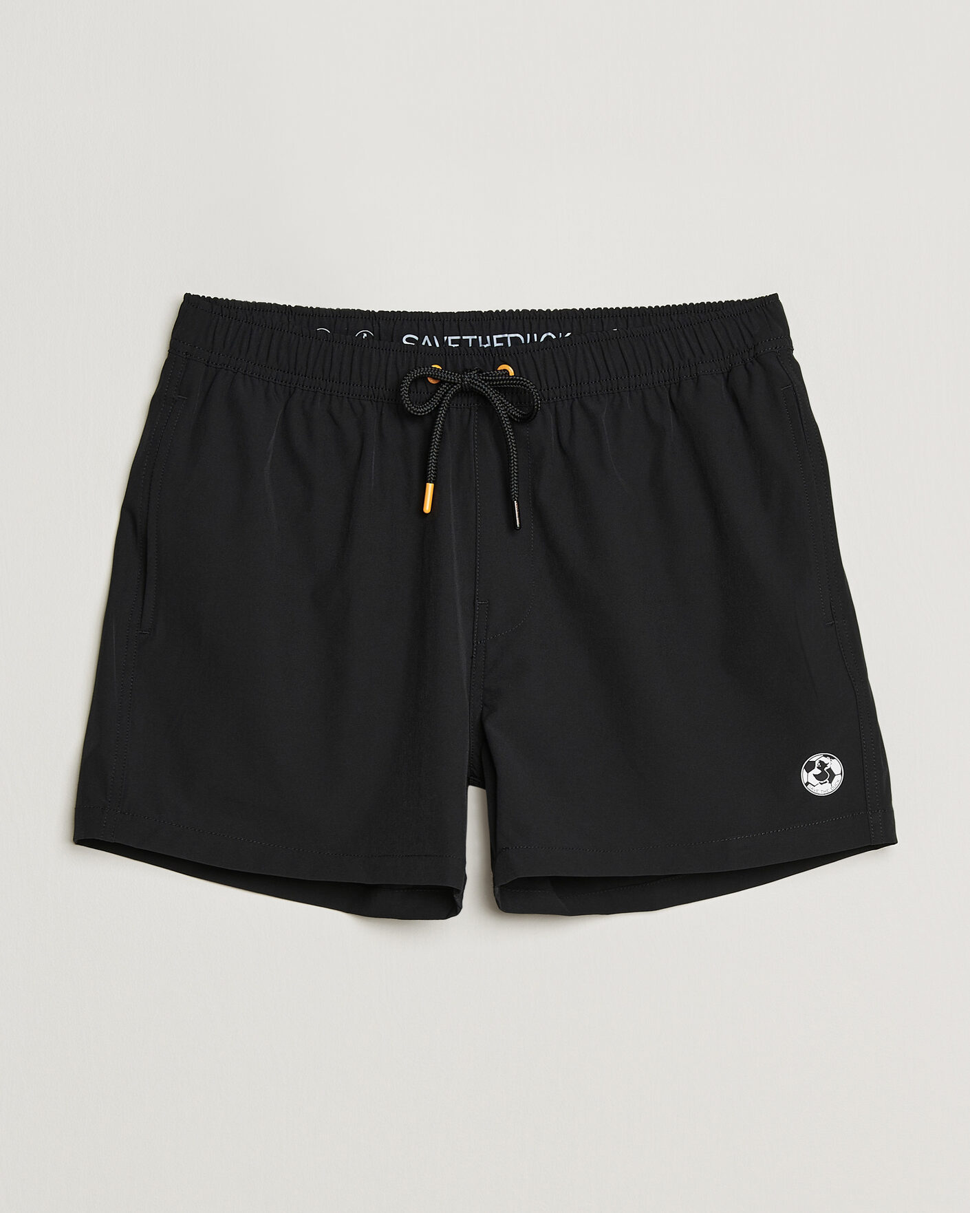 Herr | Badbyxor | Save The Duck | Plain Drawstring Swimshorts Black