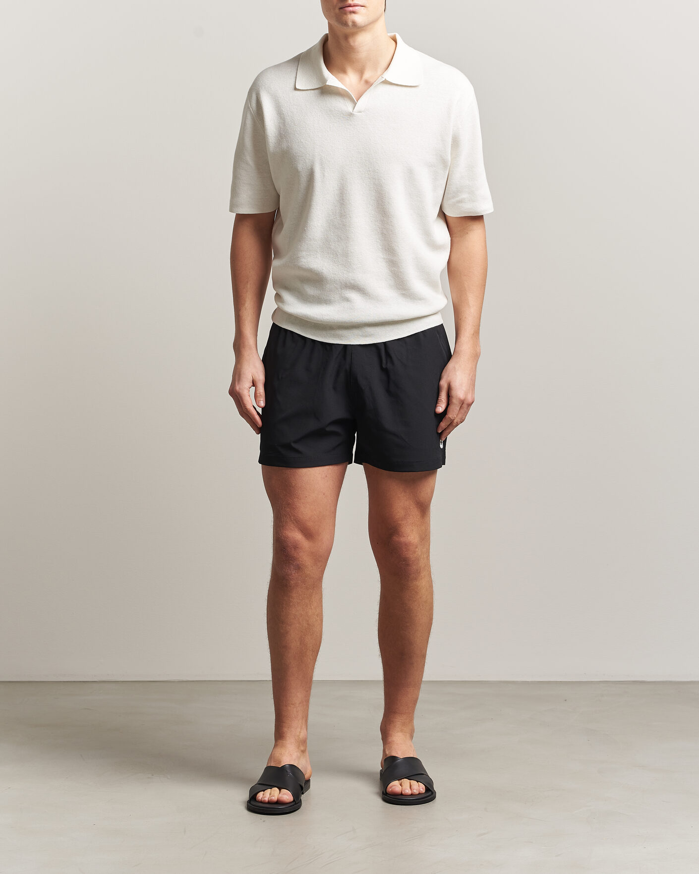 Herr | Badbyxor | Save The Duck | Plain Drawstring Swimshorts Black