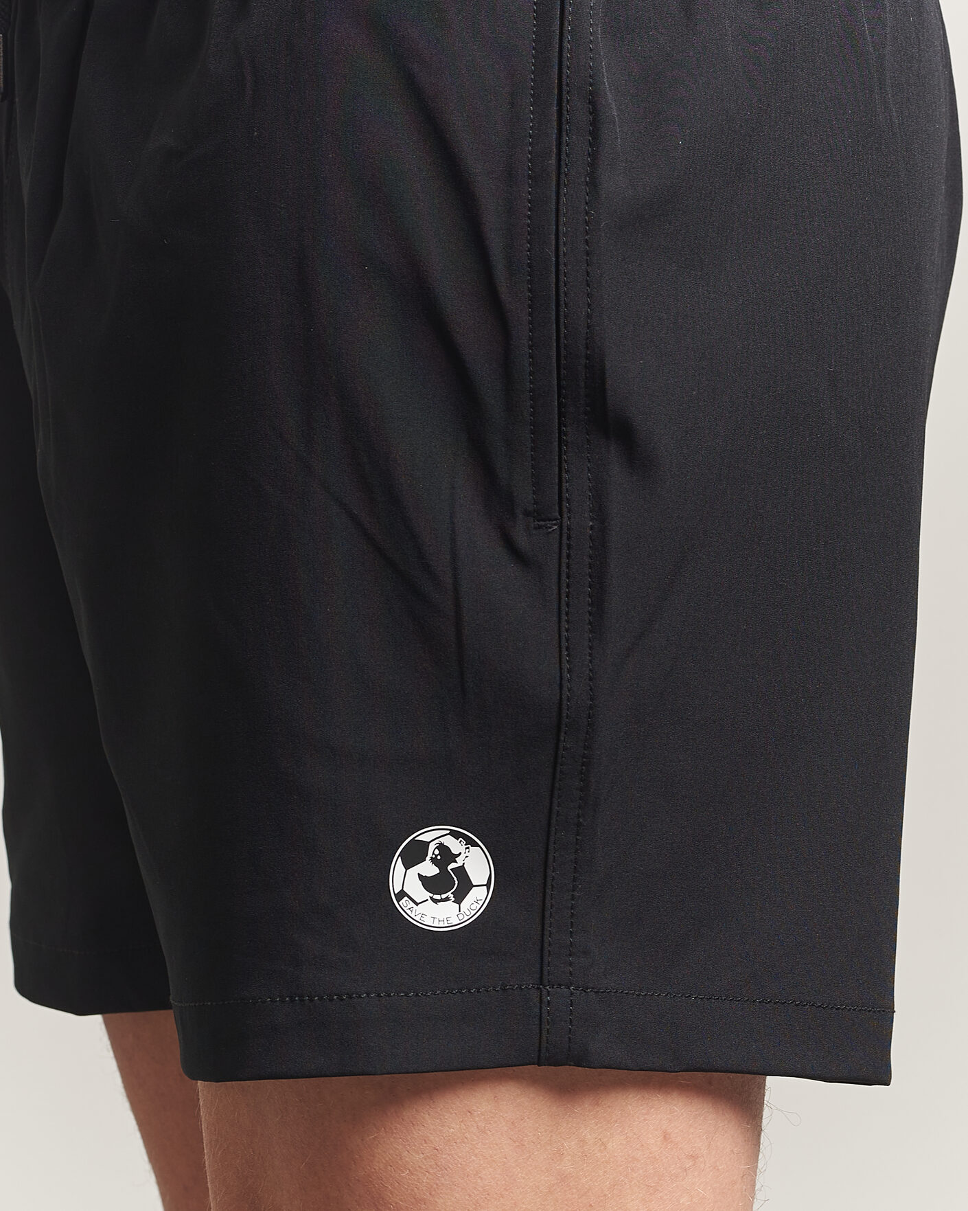 Herr | Badbyxor | Save The Duck | Plain Drawstring Swimshorts Black