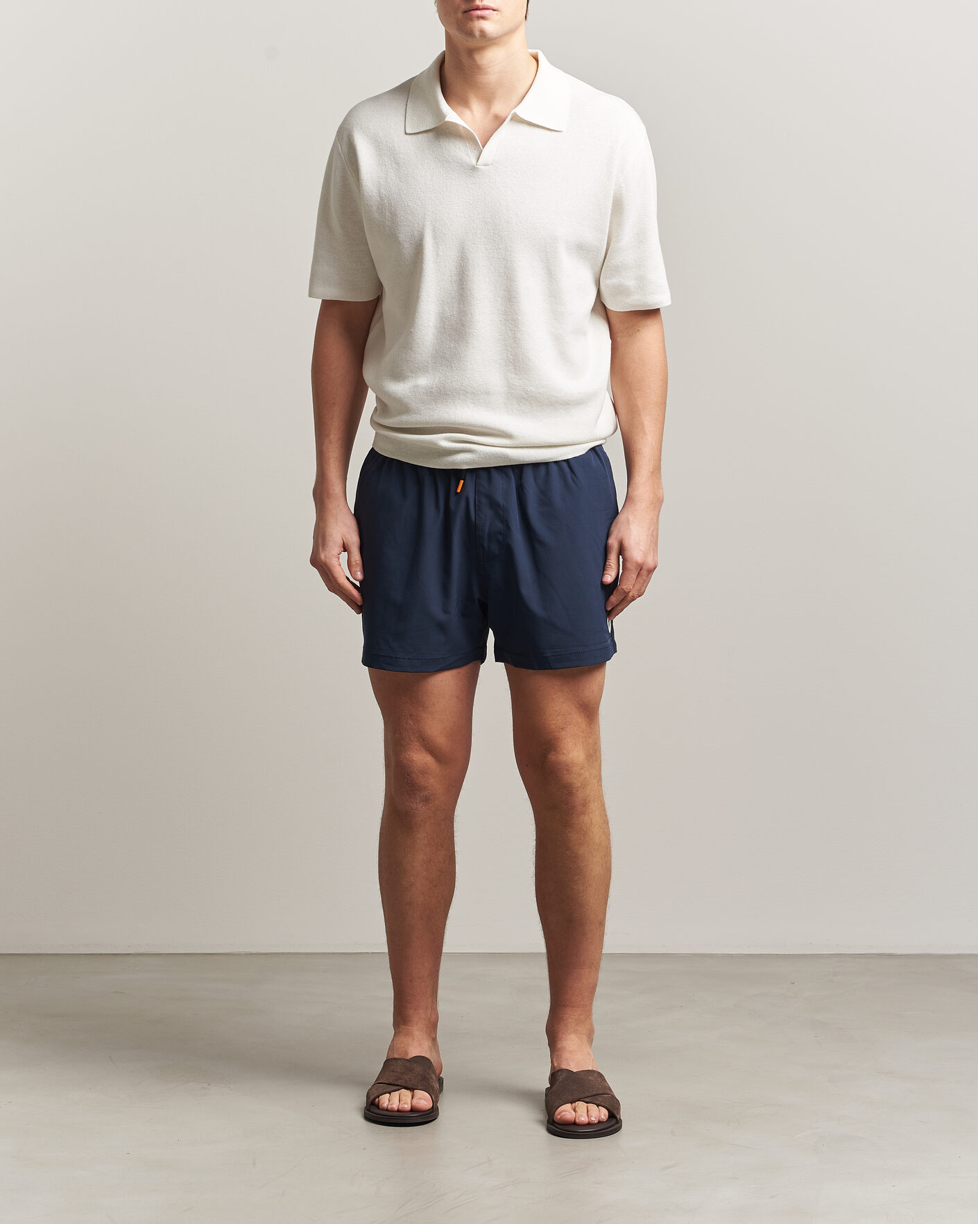 Herr | Badbyxor | Save The Duck | Plain Drawstring Swimshorts Navy