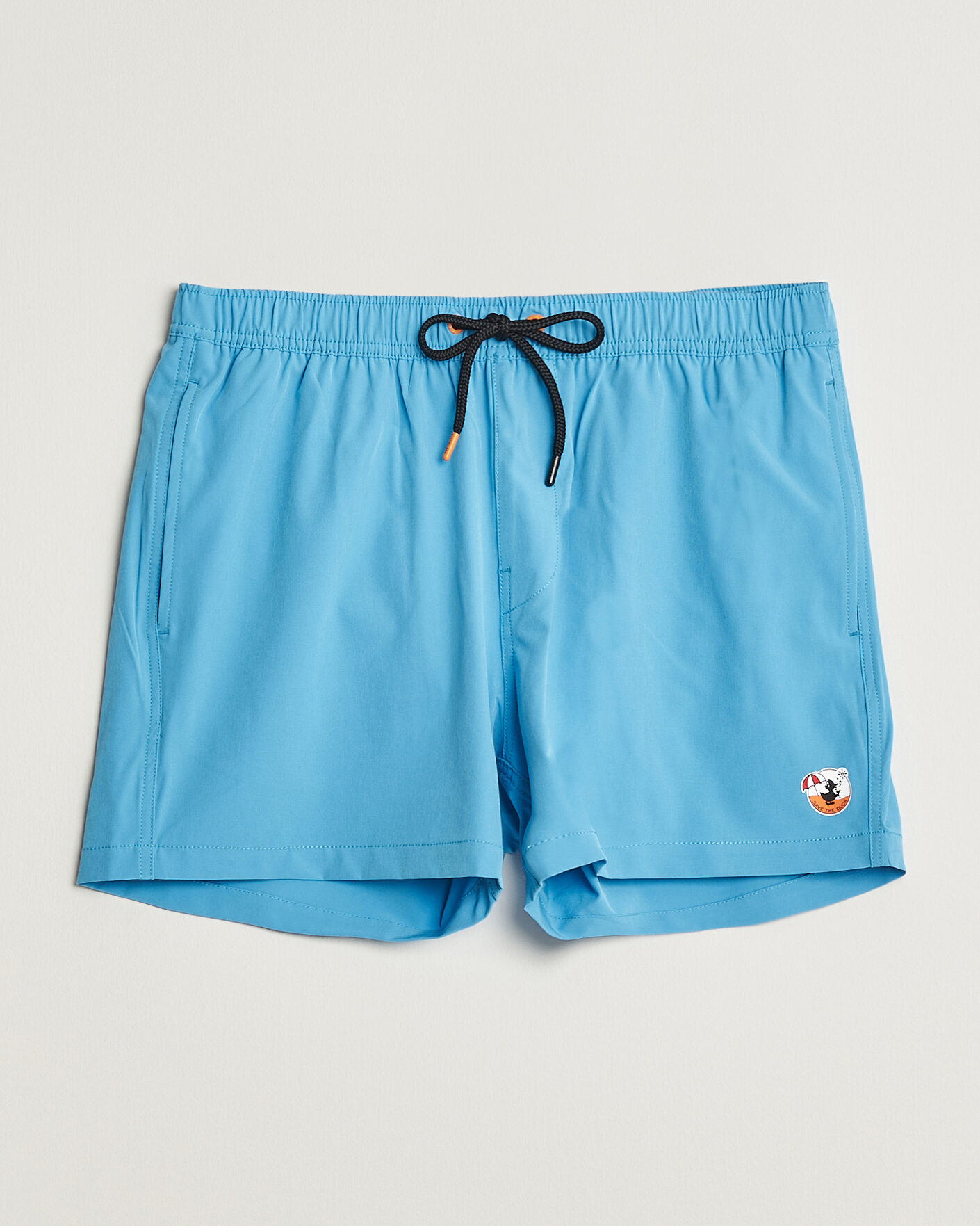 Herr | Badbyxor | Save The Duck | Plain Drawstring Swimshorts Fluo Blue