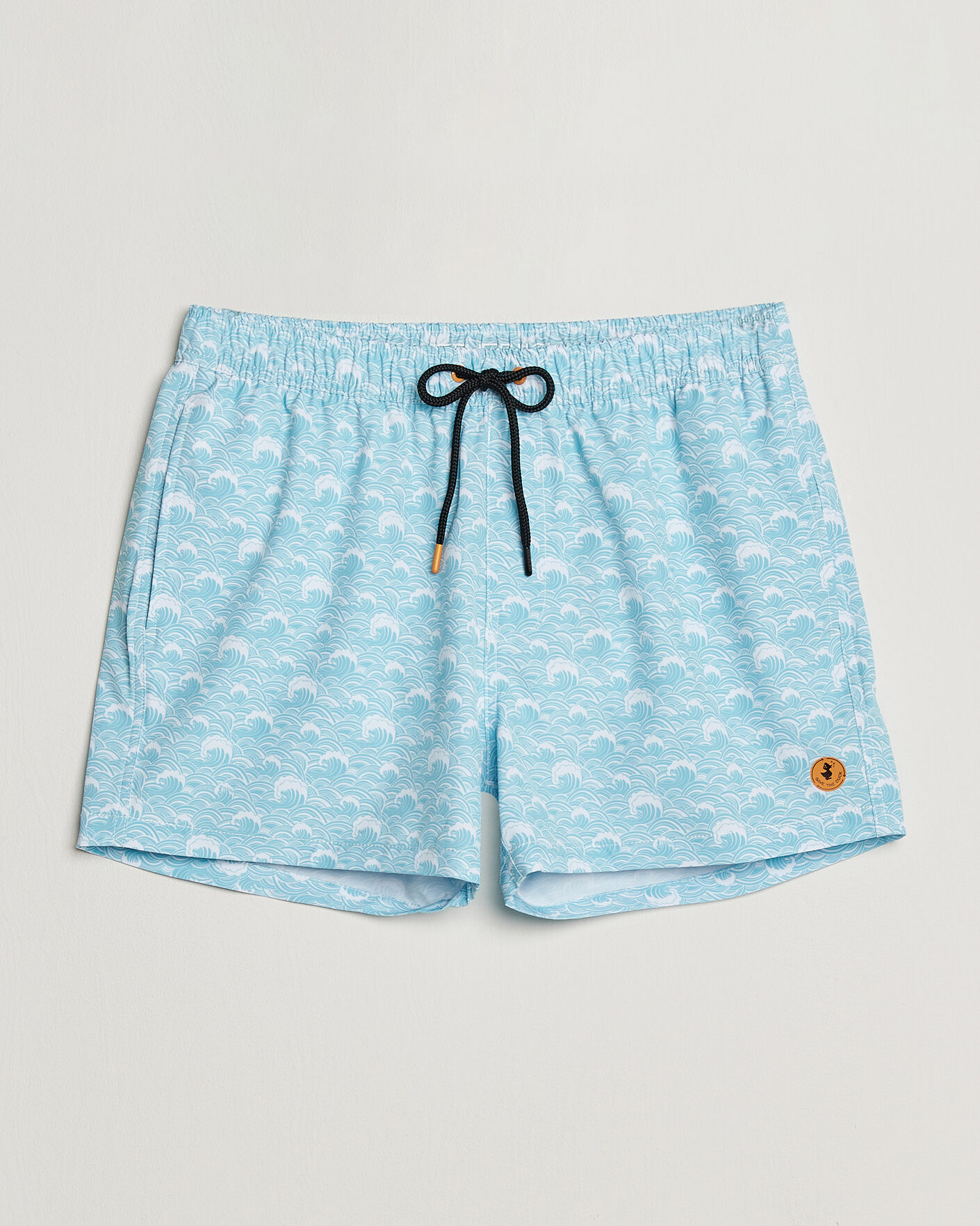 Herr | Badbyxor | Save The Duck | Printed Drawstring Swimshorts Waves