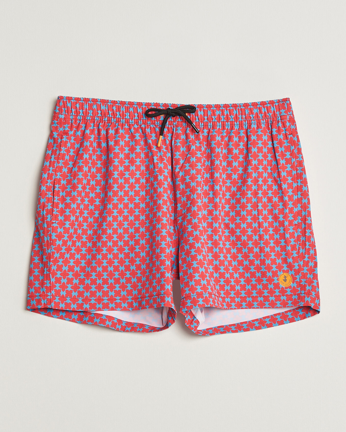 Herr | Badbyxor | Save The Duck | Printed Drawstring Swimshorts Geometrical Flowers