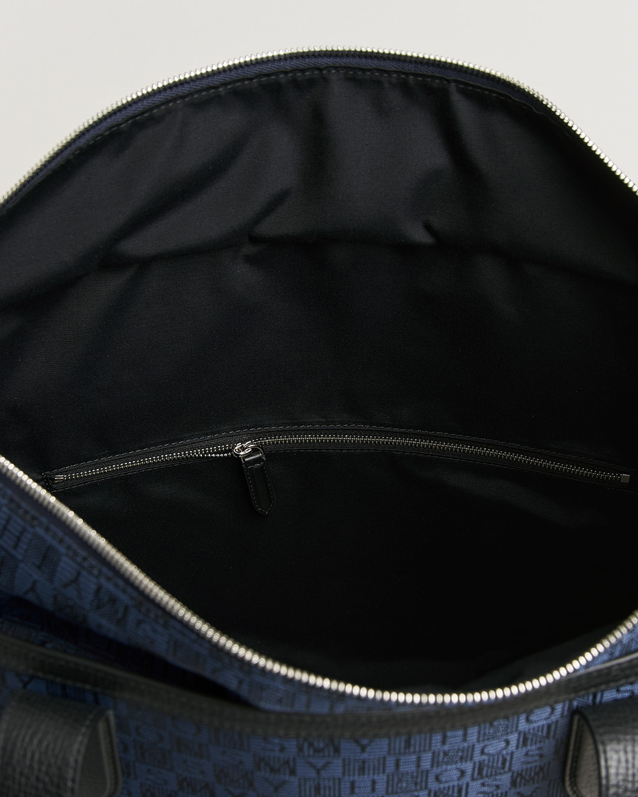 Herr | Väskor | Smythson | Canvas Stamp Tote Navy