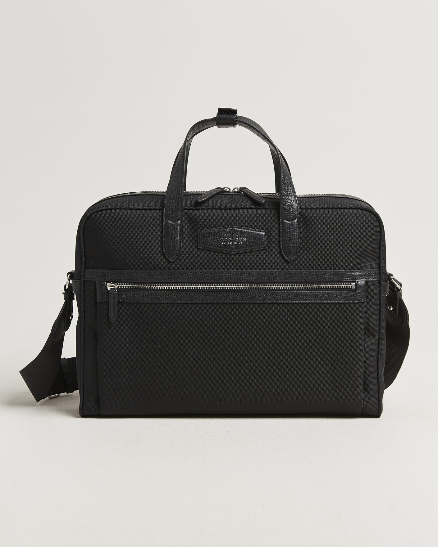 Herr | Väskor | Smythson | Canvas Norton Briefcase Black
