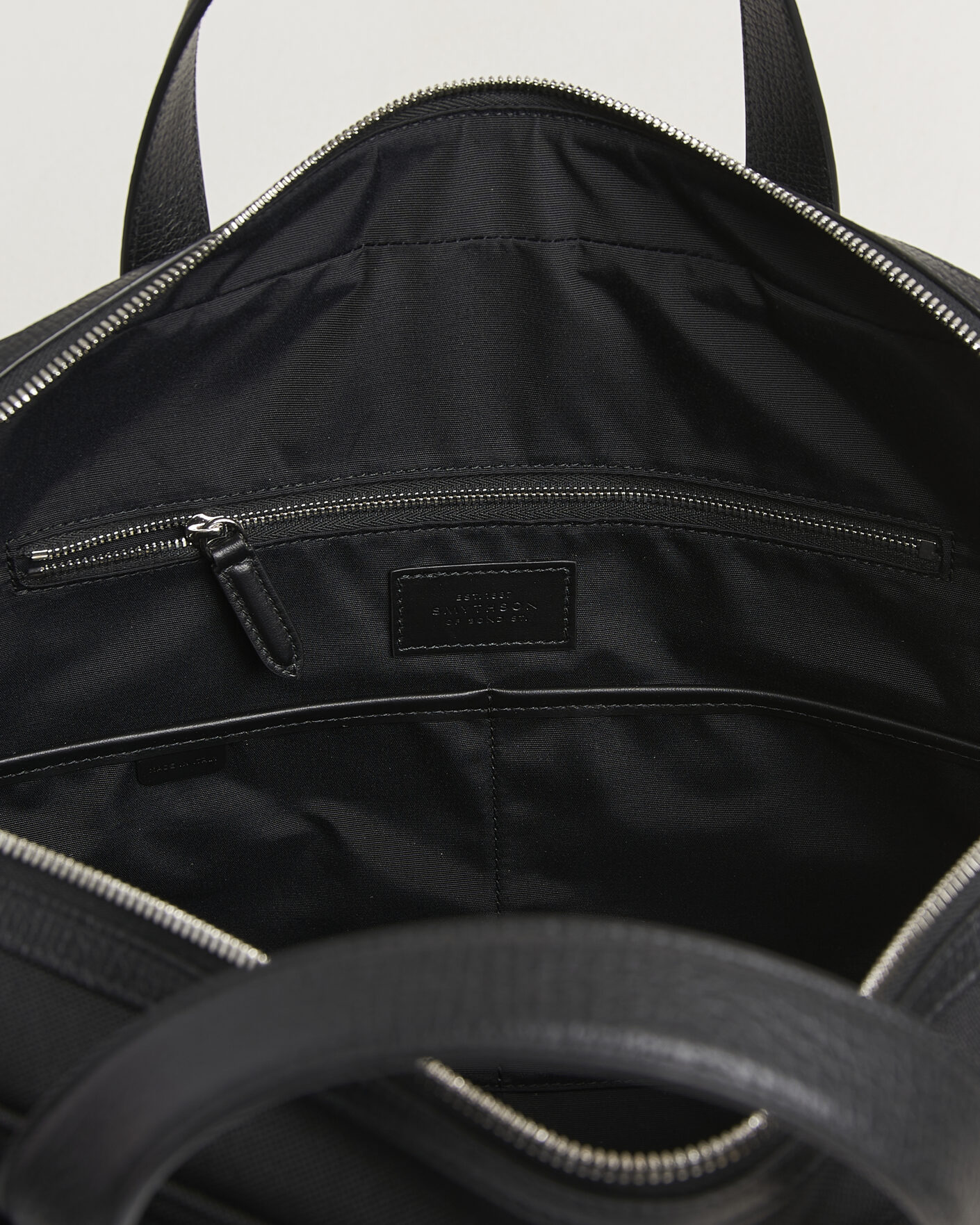 Herr | Väskor | Smythson | Canvas Norton Briefcase Black