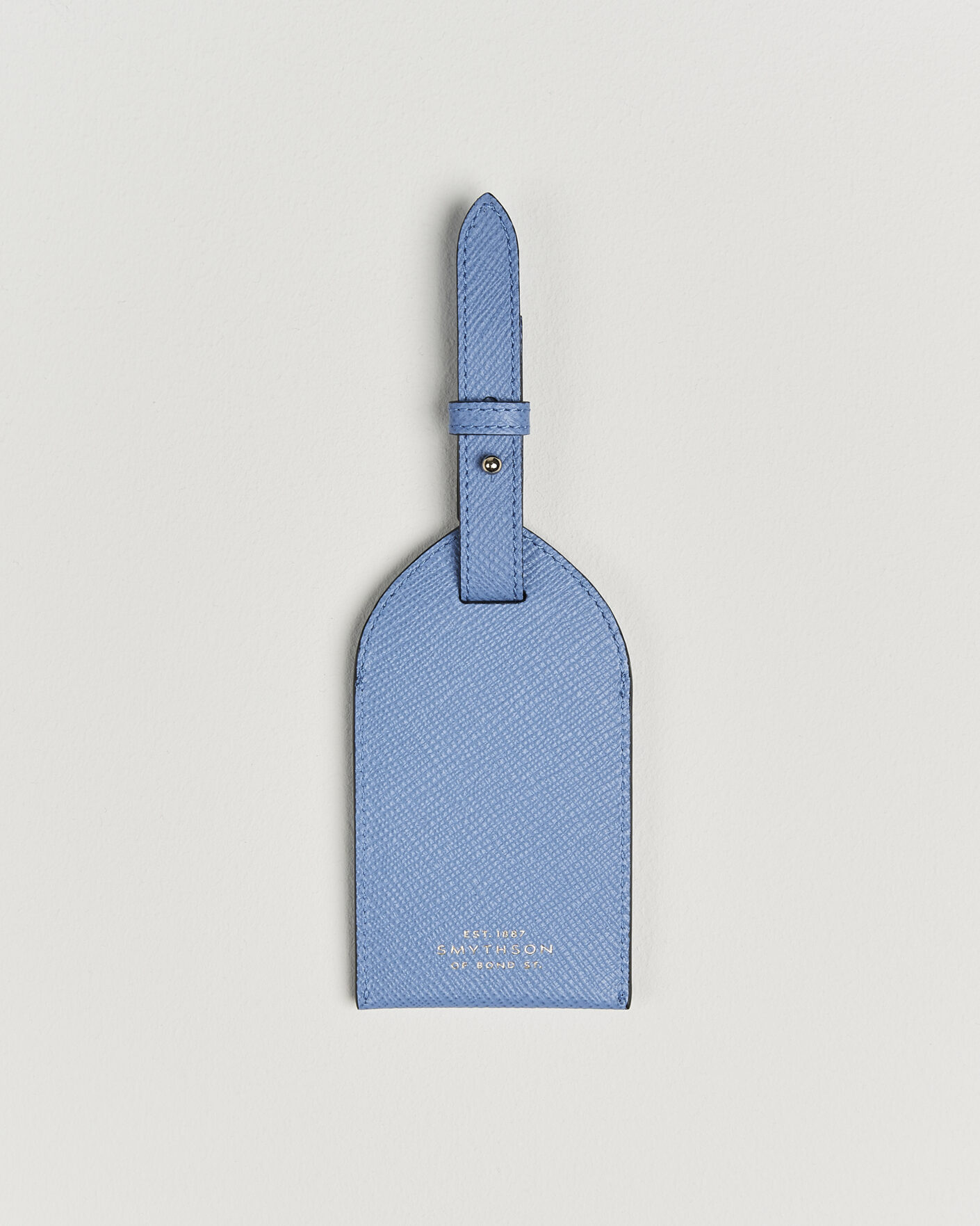 Herr | Till hemmet | Smythson | Panama Luggage Tag Sticker Nile Blue
