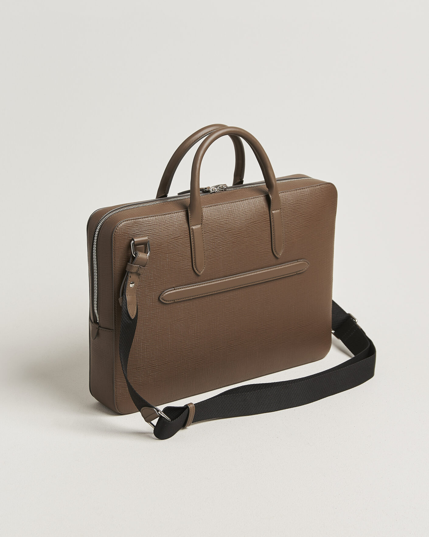 Herr | Väskor | Smythson | Panama Slim Lightweight Briefcase Fawn