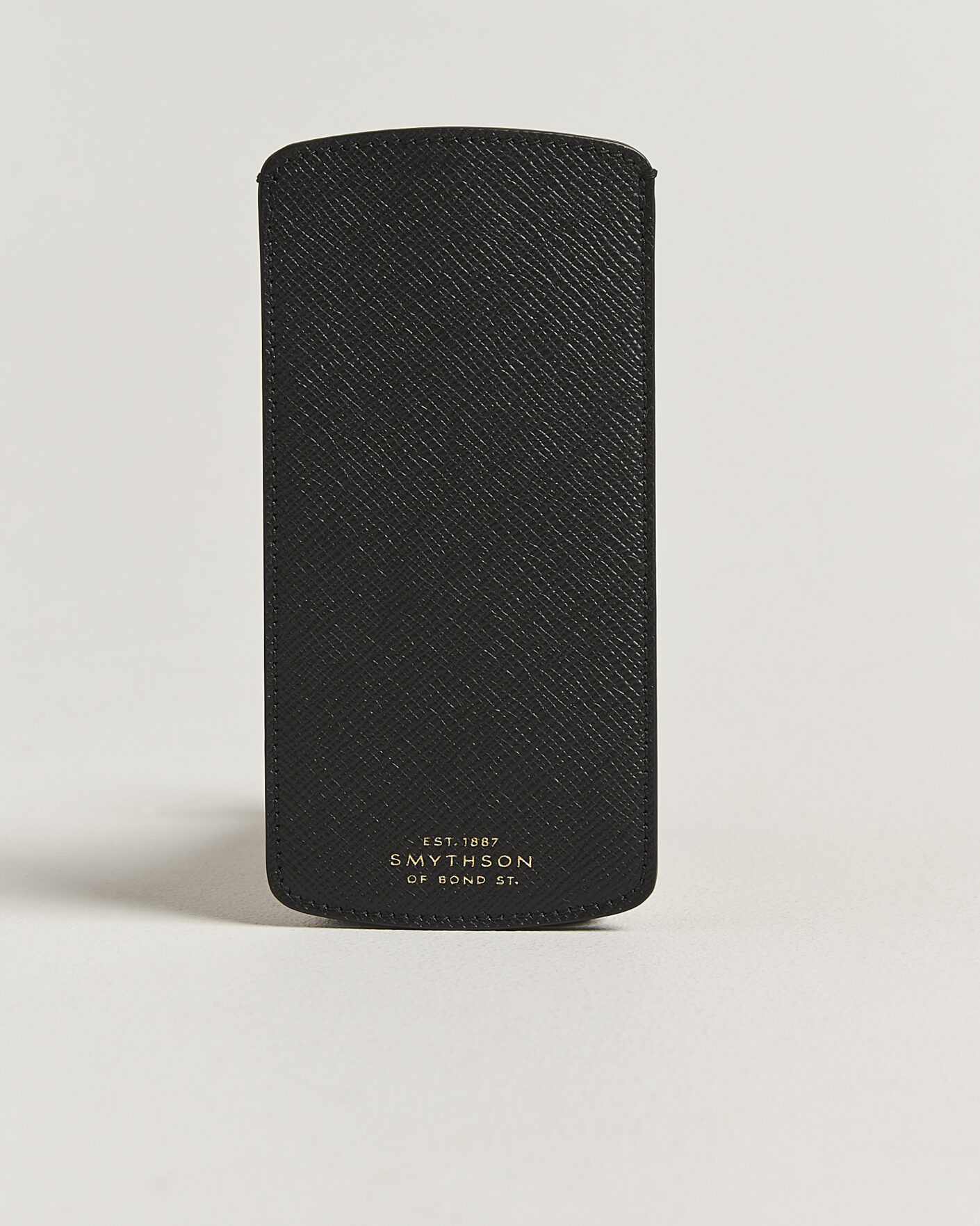 Herr | Solglasögon | Smythson | Panama Glasses Case Black