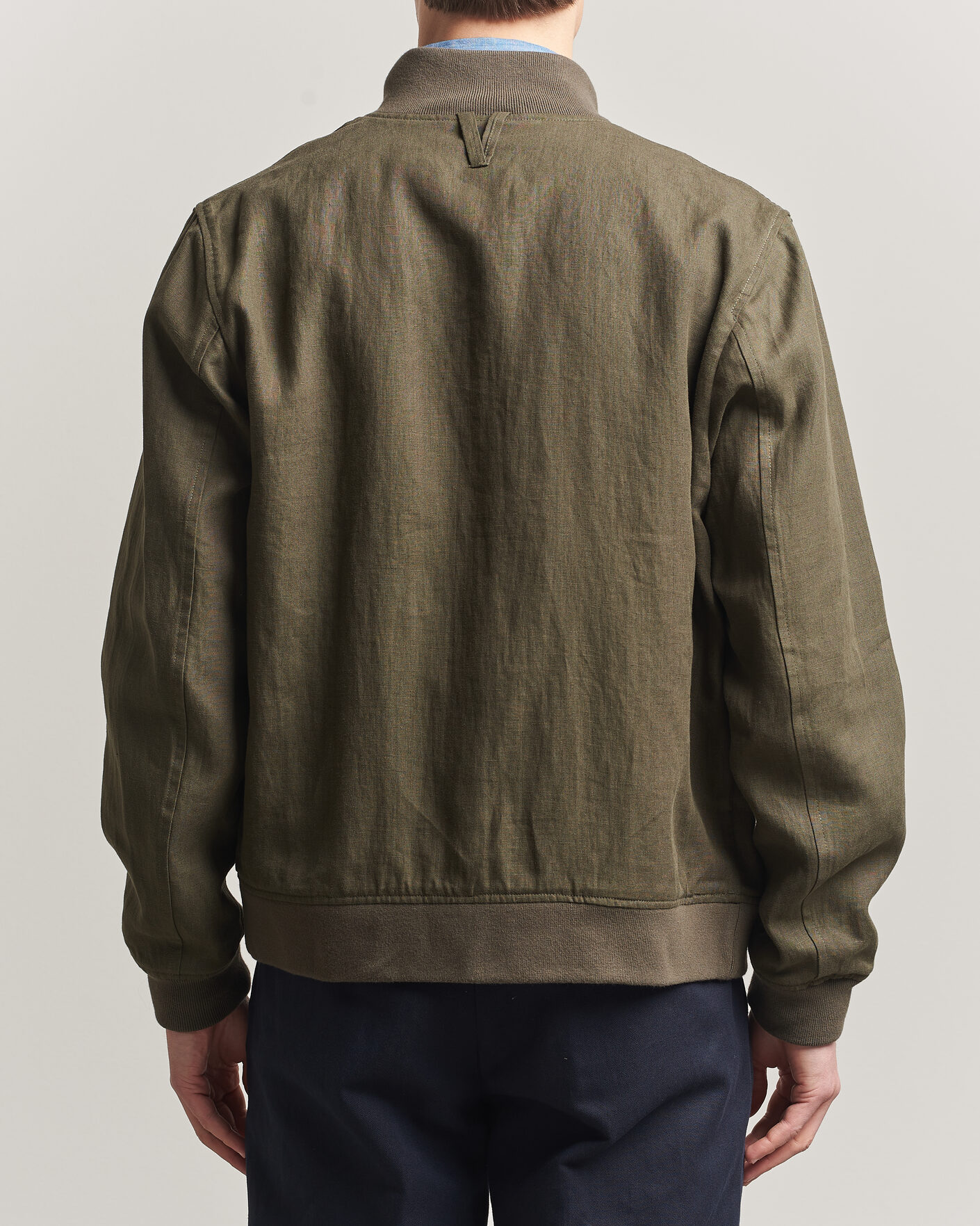 Herr | Jackor | Valstar | Valstarino Linen Jacket Olive