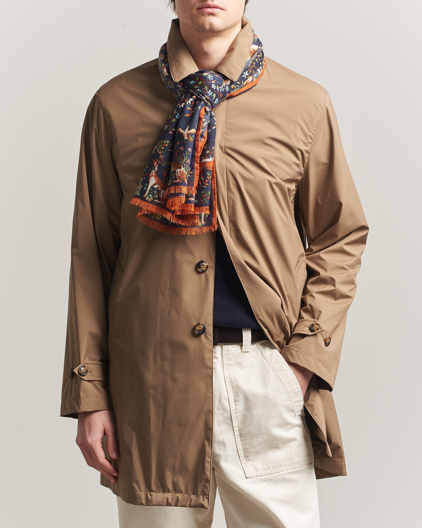 Herr | Jackor | Valstar | Milano Rain Coat Avana