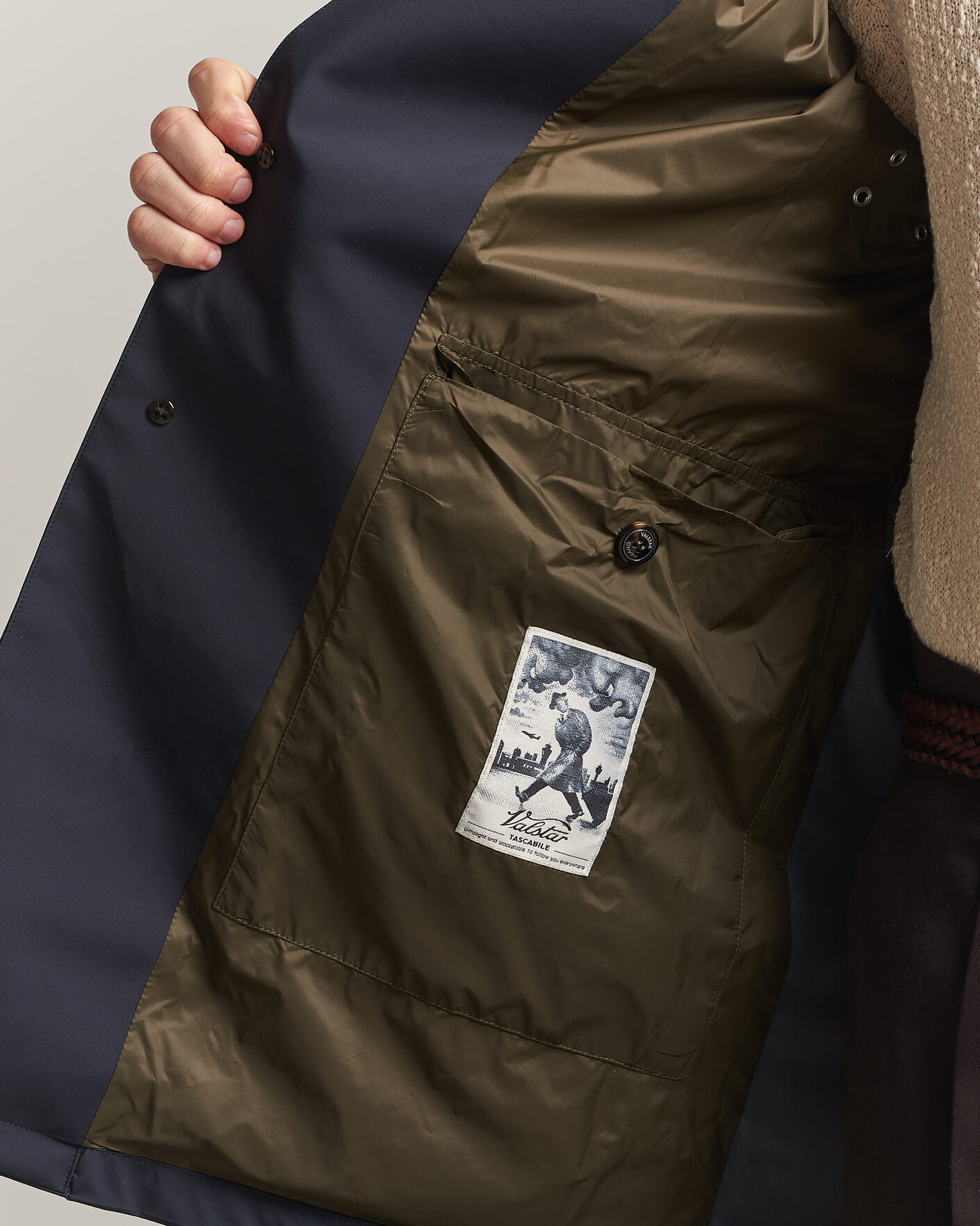 Herr | Jackor | Valstar | Milano Rain Coat Navy