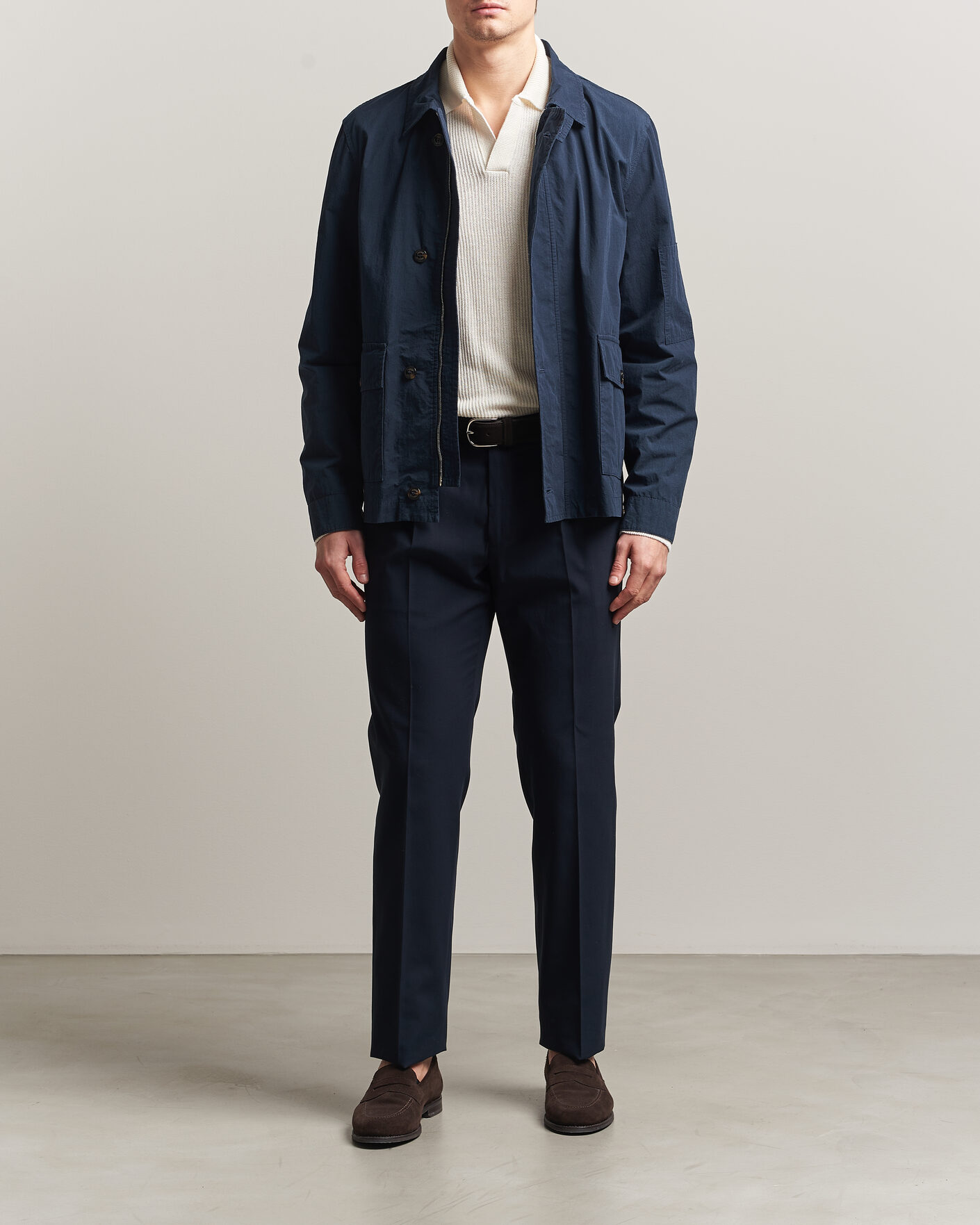 Herr | Jackor | Valstar | Cotton Work Jacket Navy