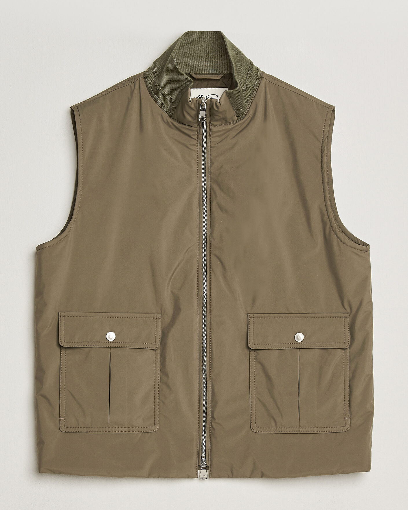 Herr | Västar | Valstar | Nylon Zip Vest Military