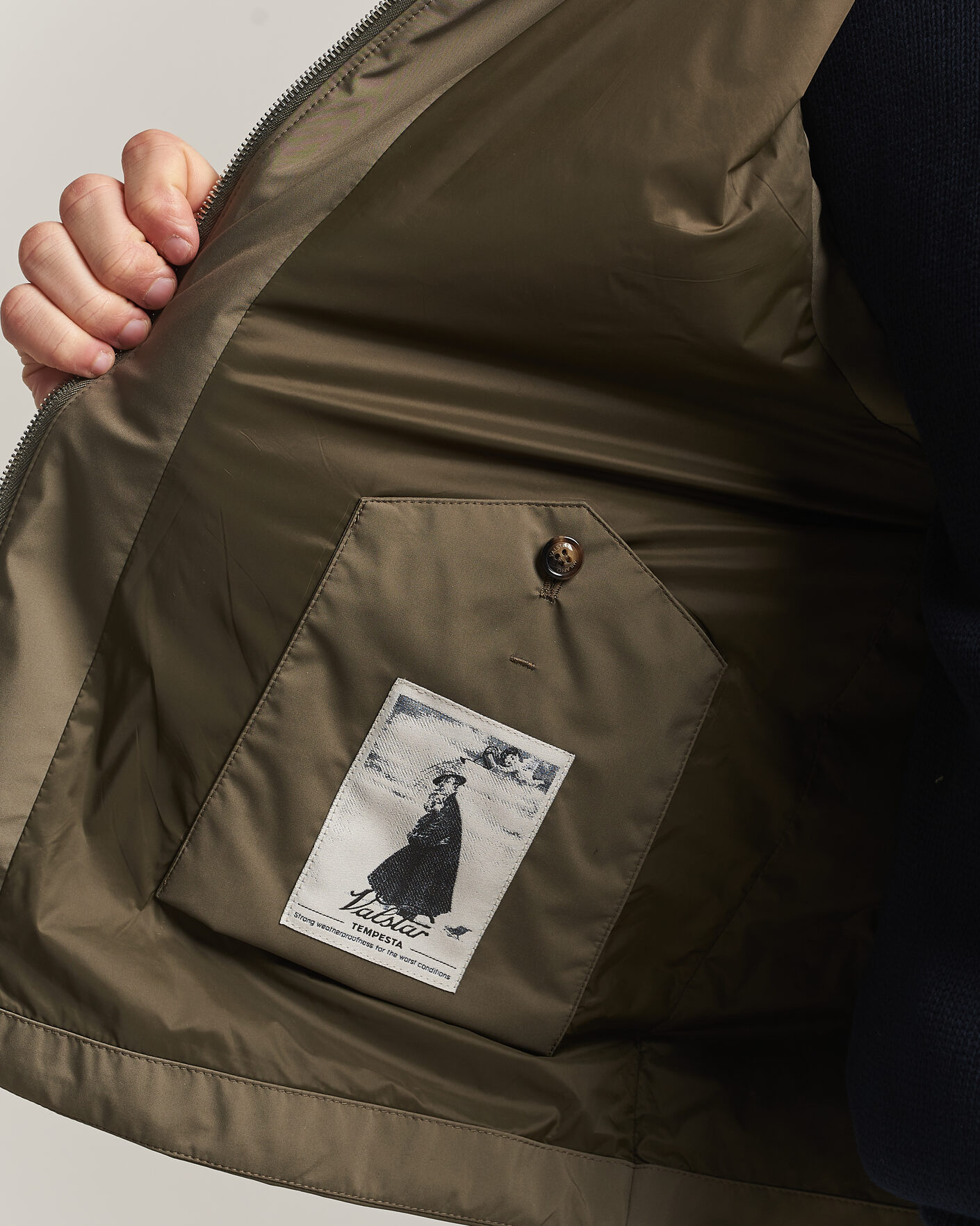 Herr | Västar | Valstar | Nylon Zip Vest Military