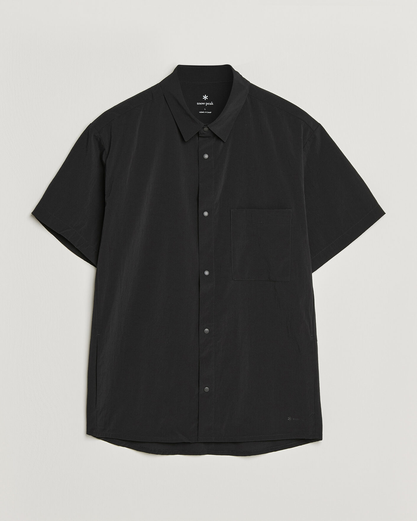 Herr | T-Shirts | Snow Peak | Quick Dry Shirt Black