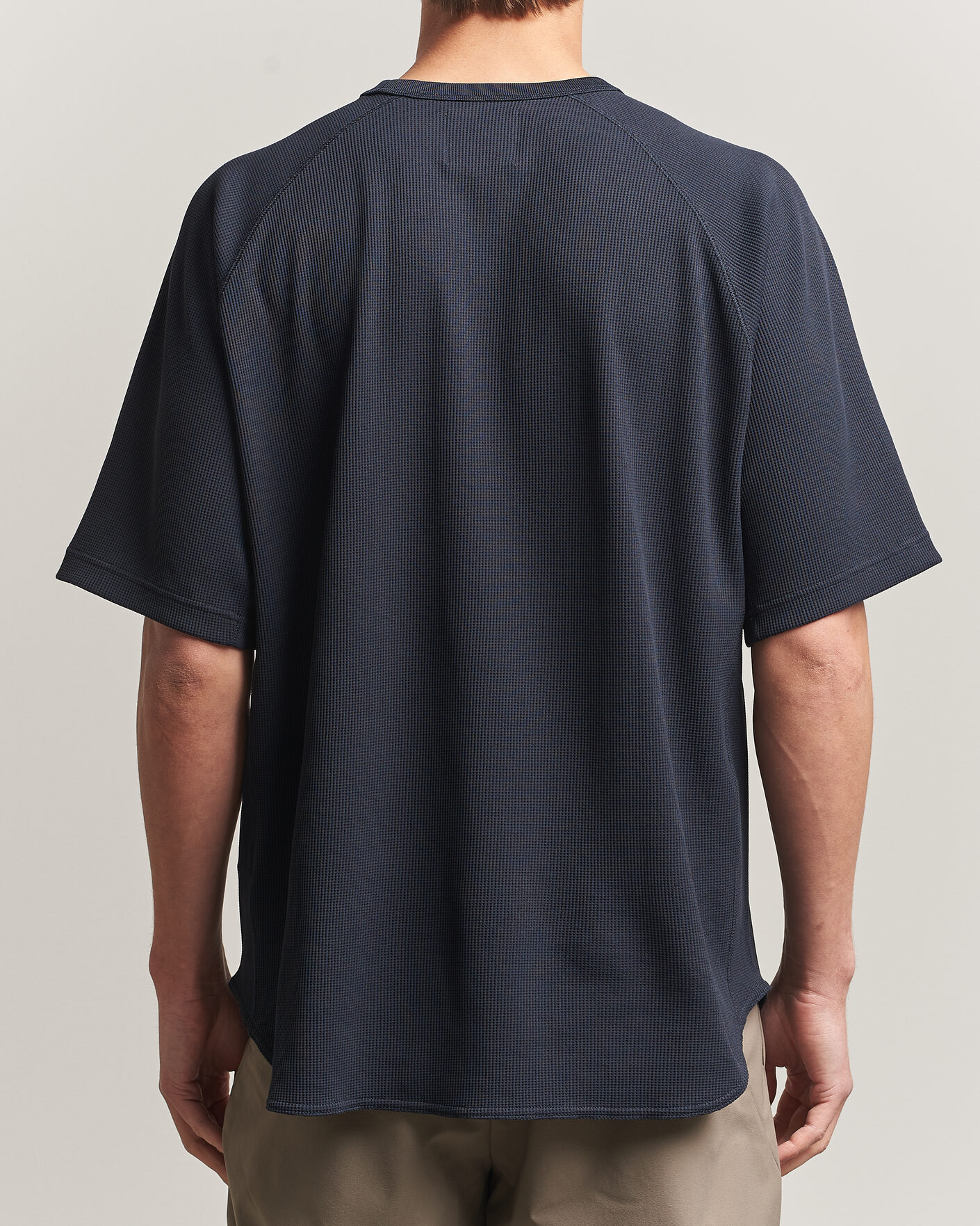 Herr | T-Shirts | Snow Peak | Dry Waffle T-Shirt Dark Navy