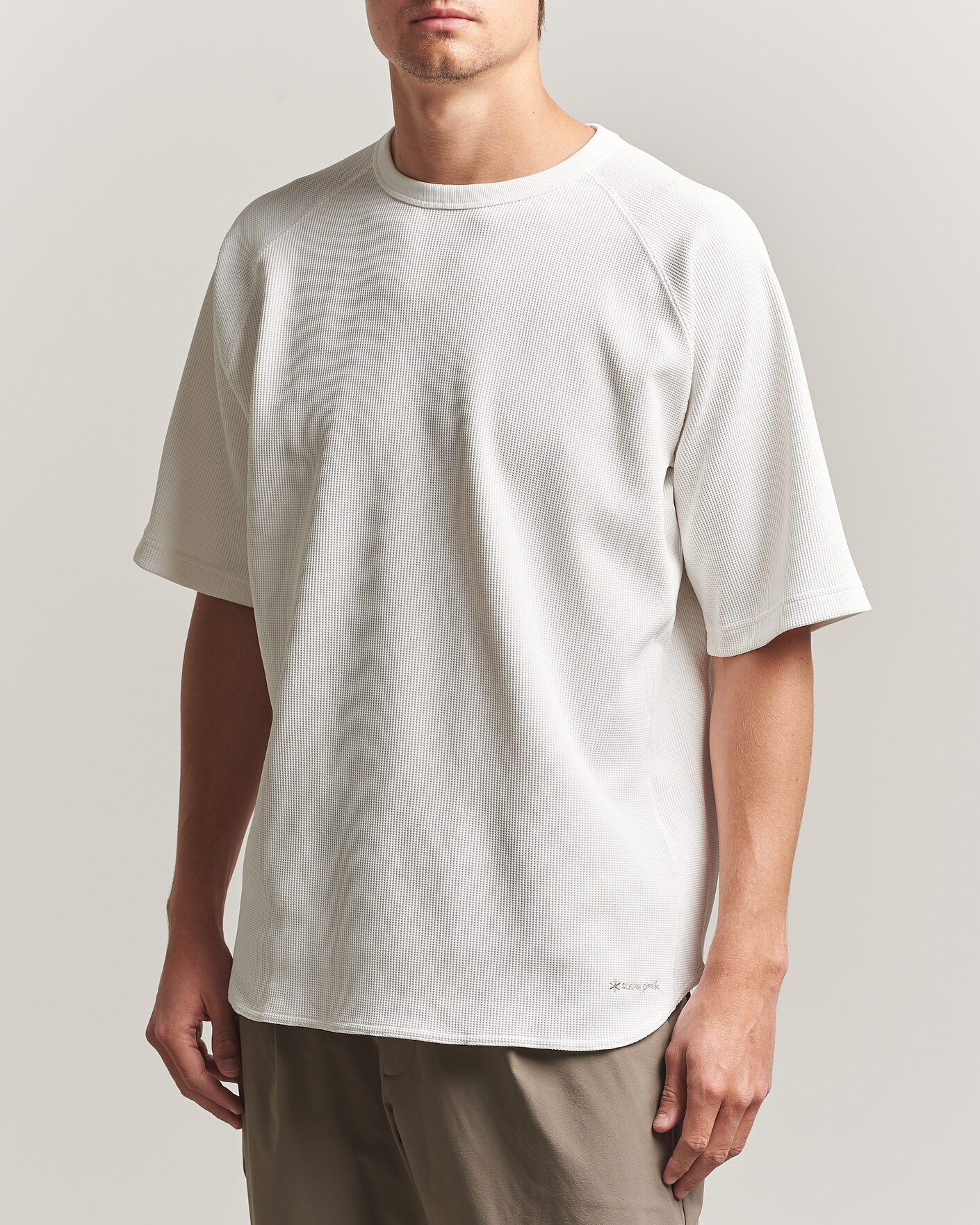 Herr | T-Shirts | Snow Peak | Dry Waffle T-Shirt Off White